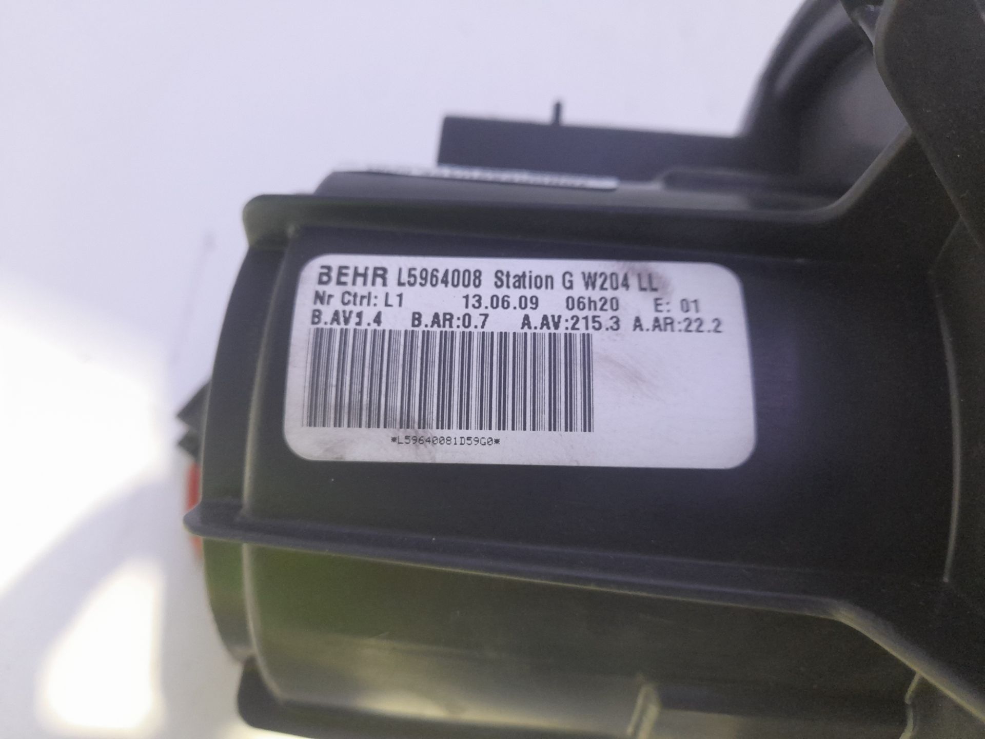 MOTOR CALEFACCION MERCEDES CLASE GLK (W204) GLK GLK 220 CDI 4-MATIC BE Edición Limitada (204.984)   |   09.10 - 12.12