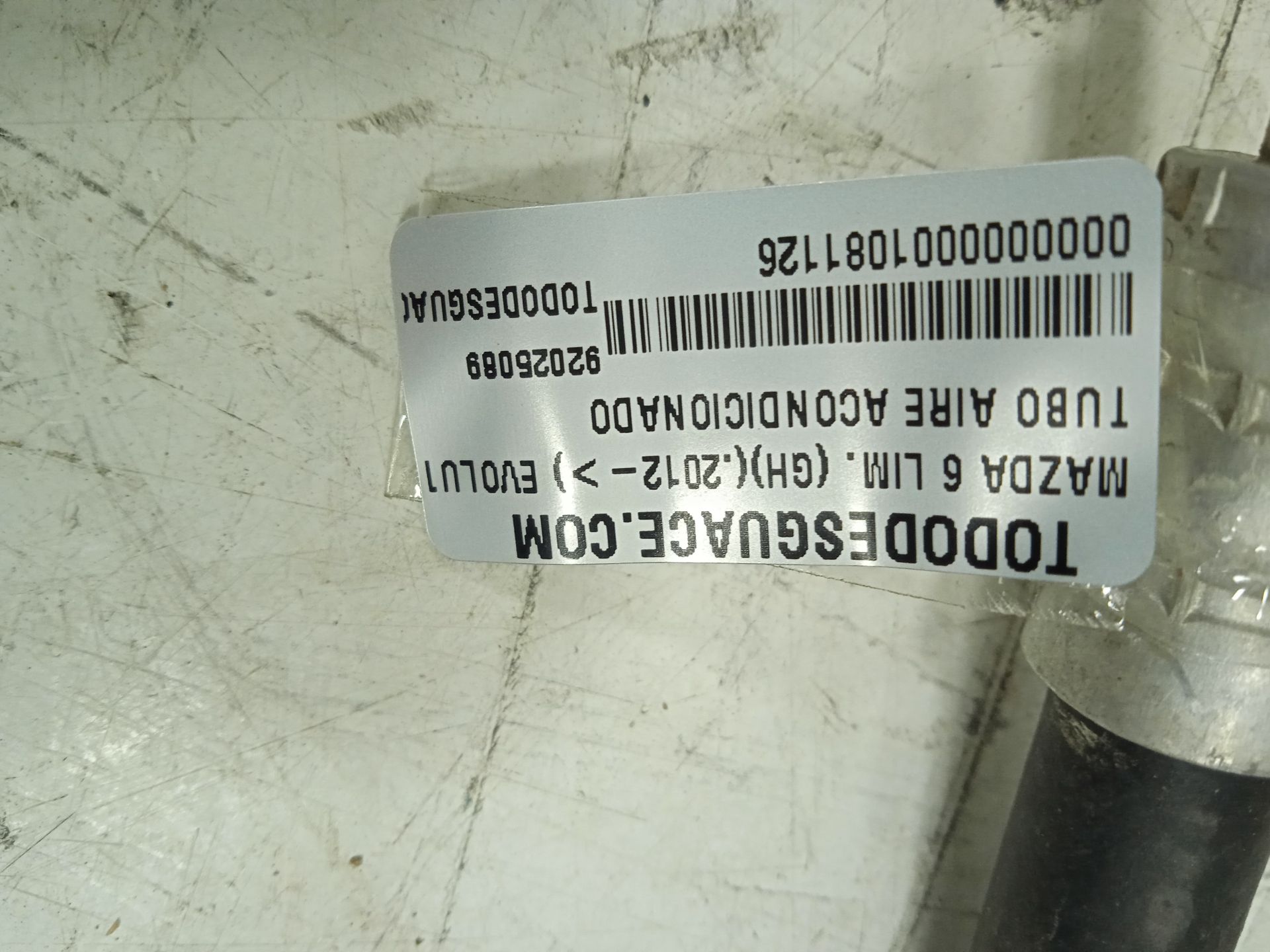 TUBO AIRE ACONDICIONADO MAZDA 6 LIM. (GH)(.2012->) Style