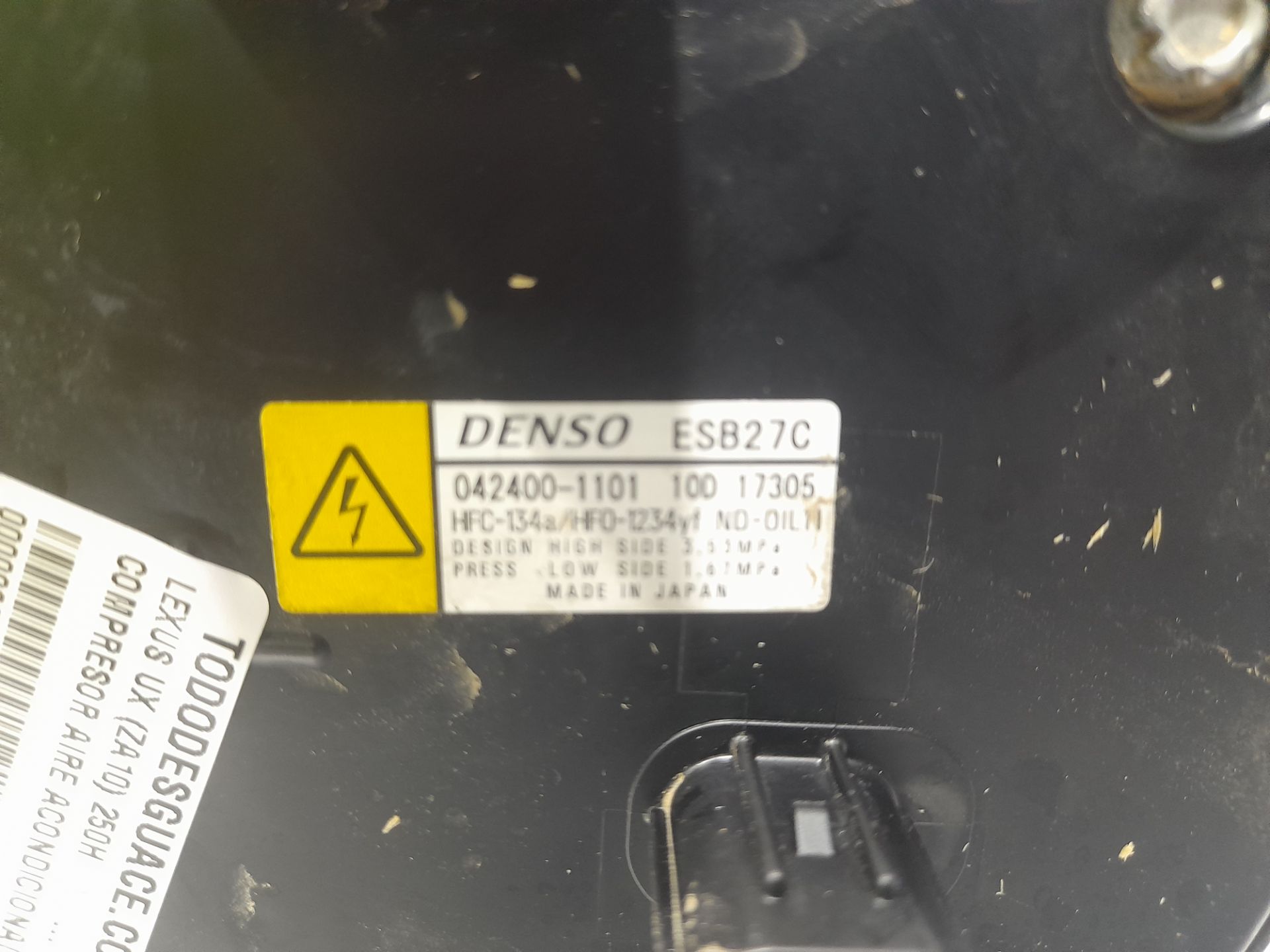 COMPRESOR AIRE ACONDICIONADO LEXUS UX (ZA10) 250H