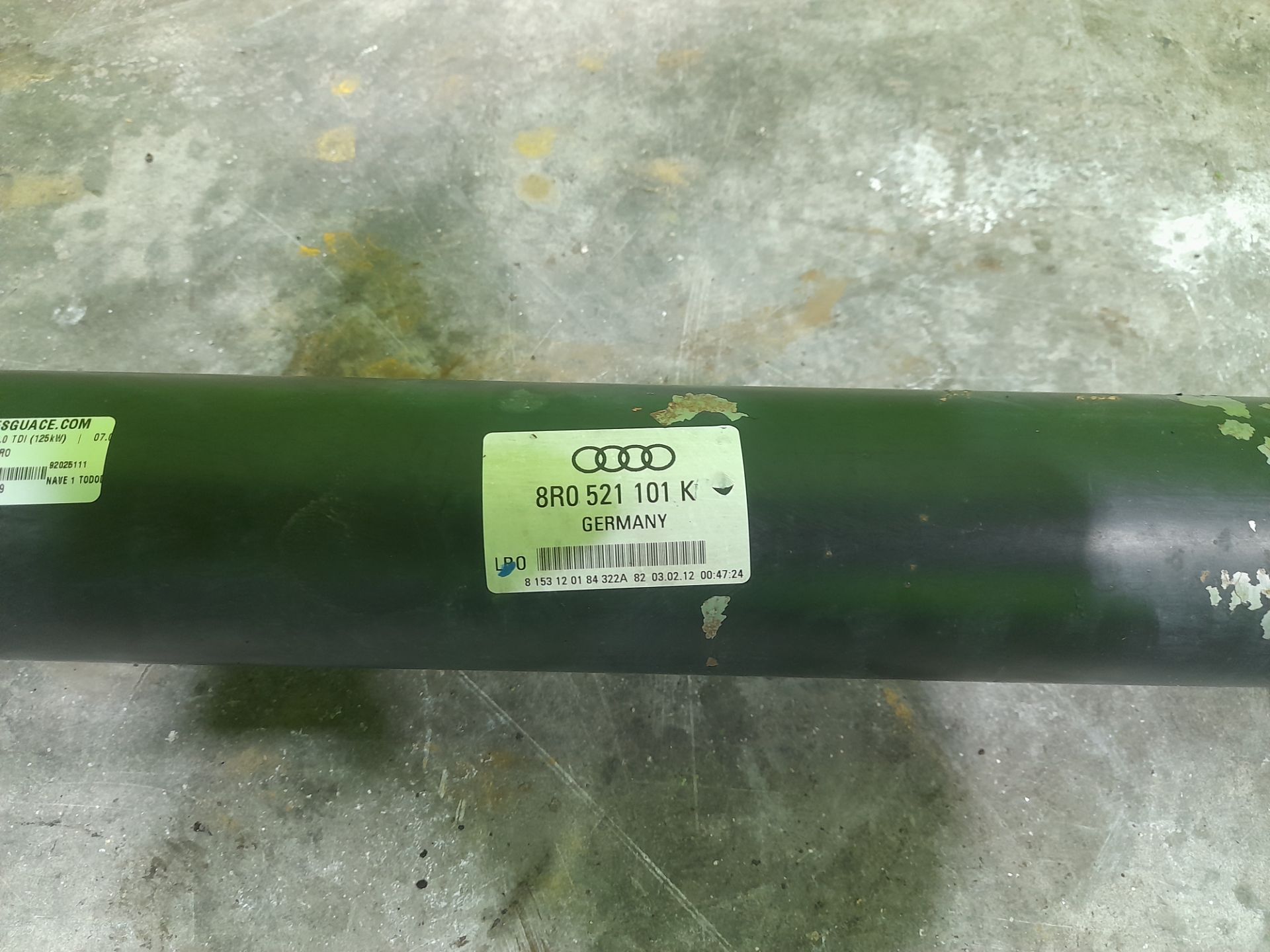 TRANSMISION CENTRAL AUDI Q5 (8R) 2.0 TDI (125kW)