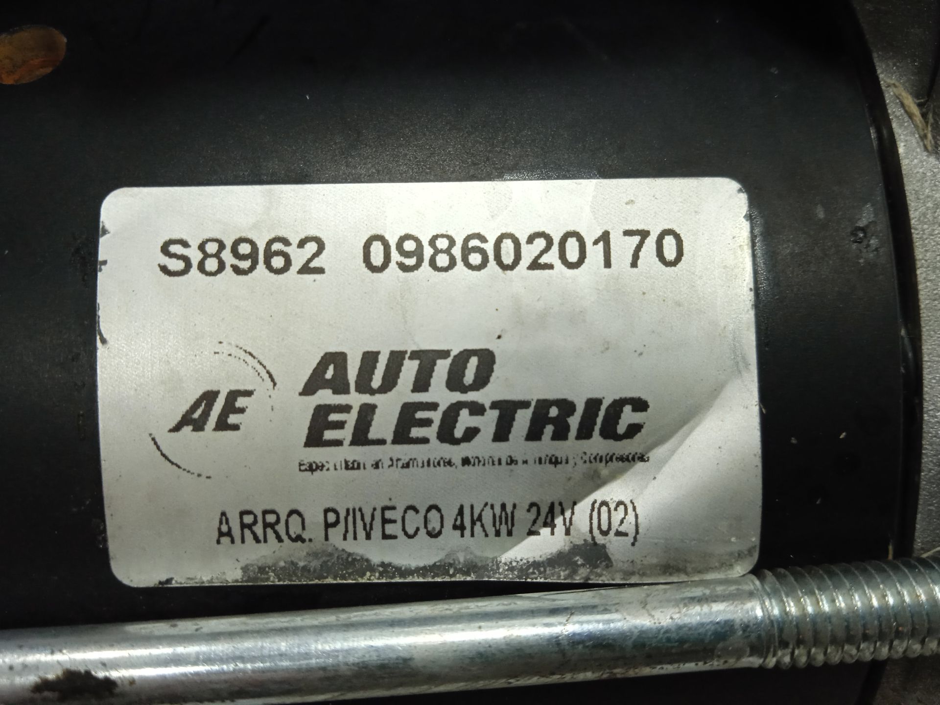 MOTOR ARRANQUE IVECO EUROCARGO *