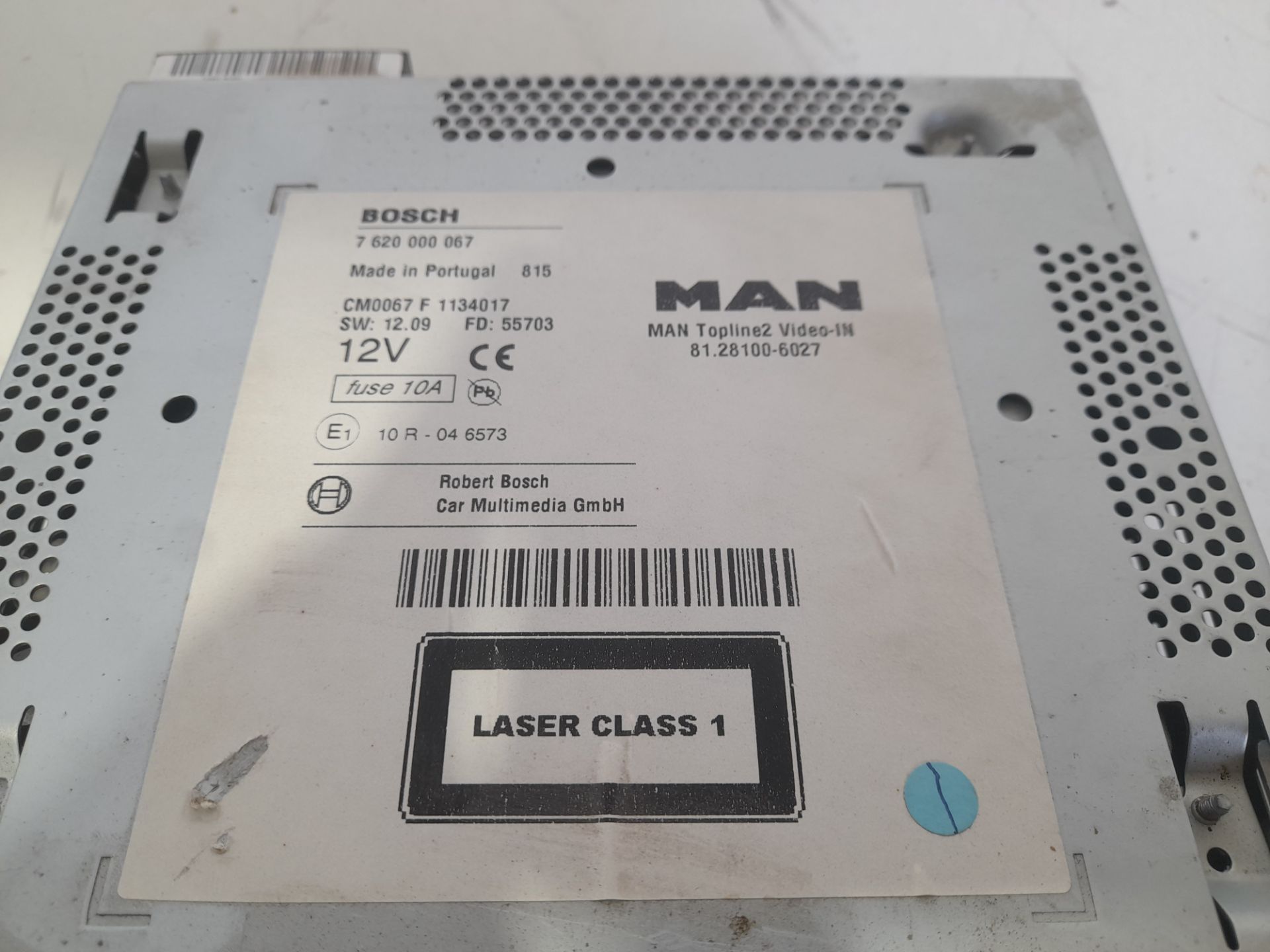 SISTEMA AUDIO / RADIO CD MAN TGX 18.XXX FG /   4x2   BL XL