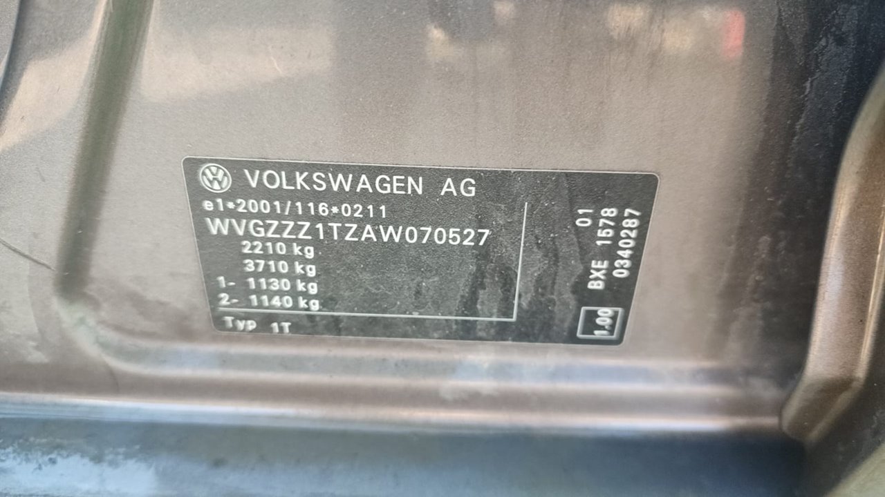 INTERCOOLER VOLKSWAGEN TOURAN (1T2) Advance