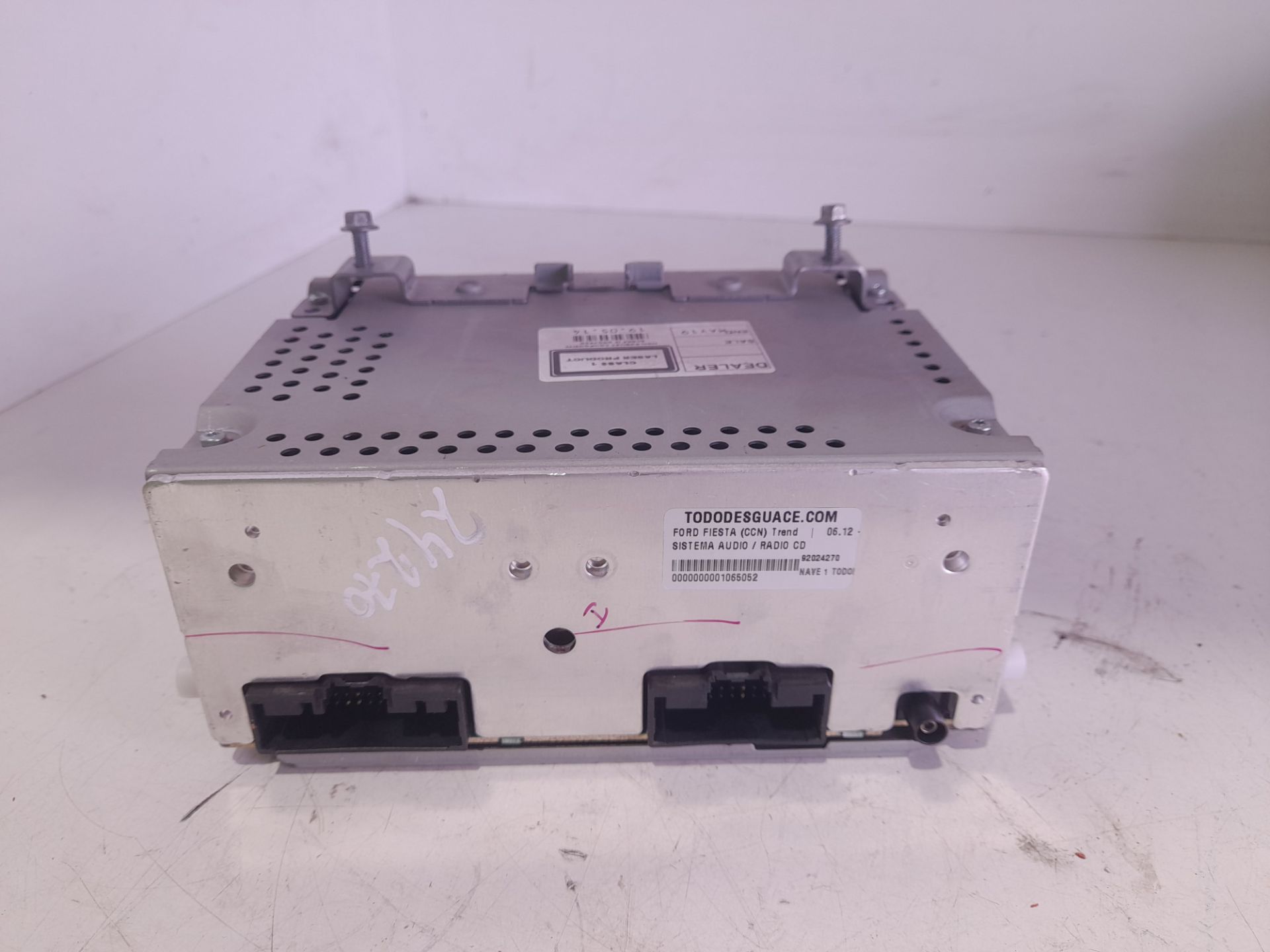 SISTEMA AUDIO / RADIO CD FORD FIESTA (CCN) Trend
