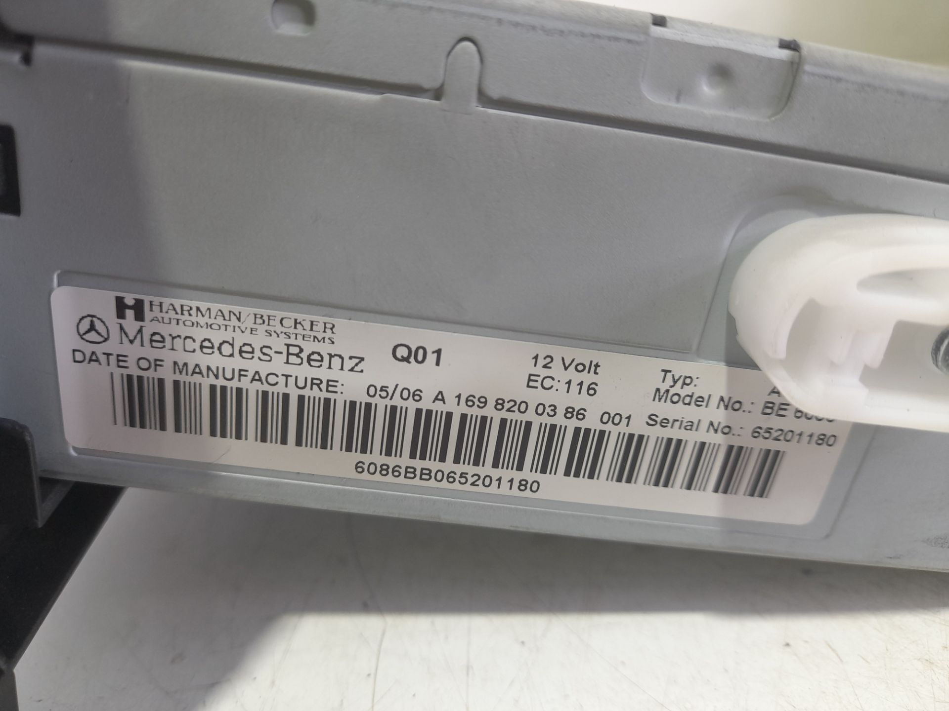 SISTEMA AUDIO / RADIO CD MERCEDES-BENZ CLASE B (W245) 150 Special Edition (245.231)