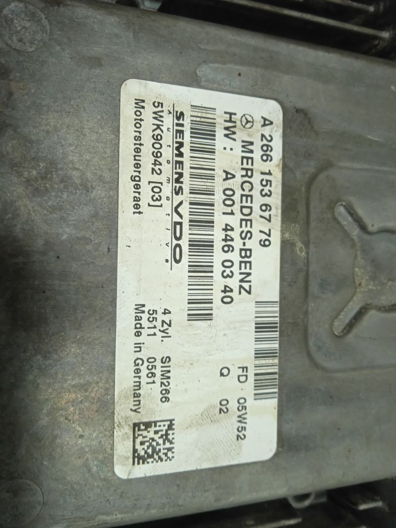 CENTRALITA MOTOR UCE MERCEDES-BENZ CLASE B (W245) 150 Special Edition (245.231)