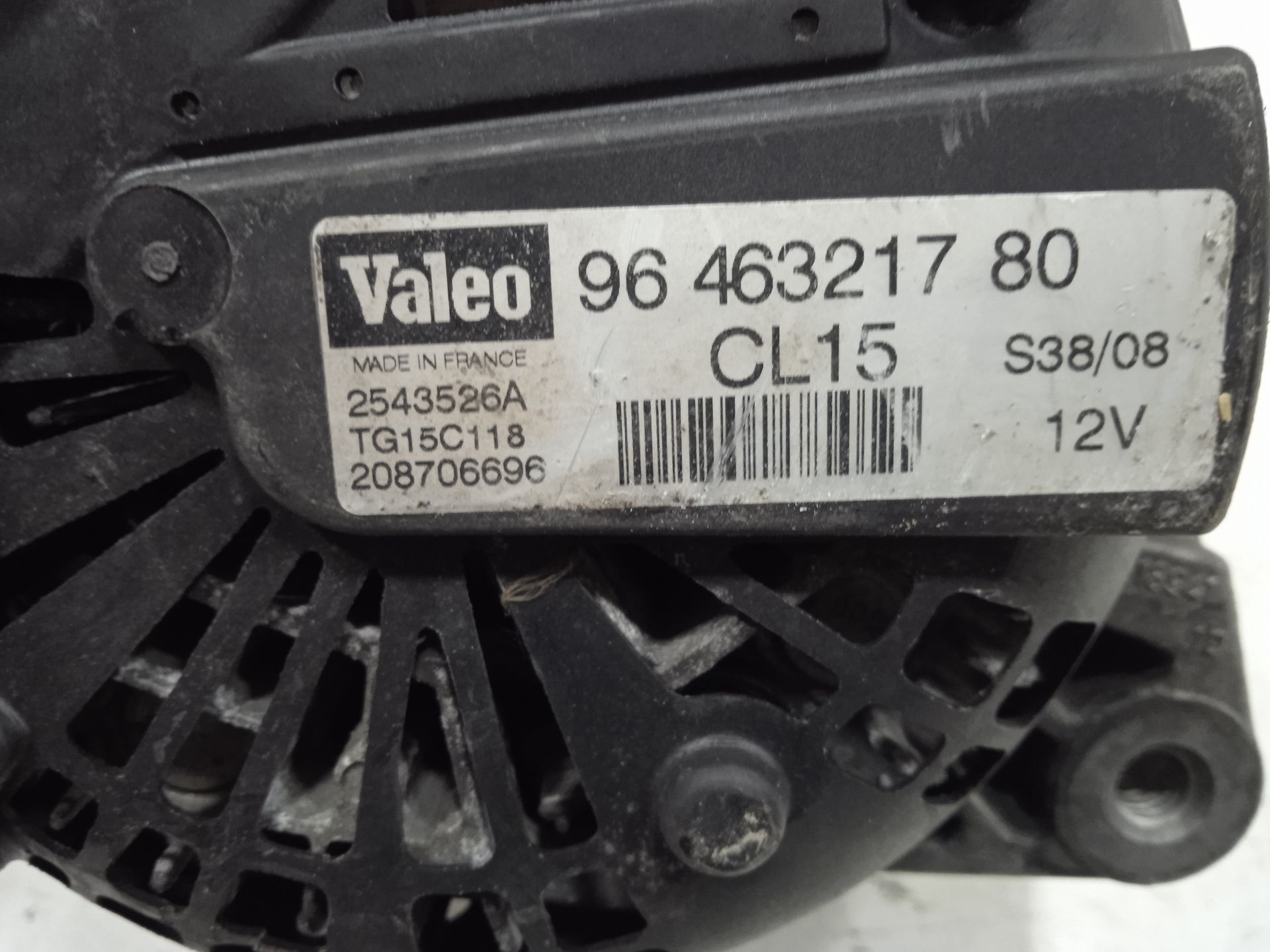ALTERNADOR PEUGEOT 308 Confort   |   0.07 - ...