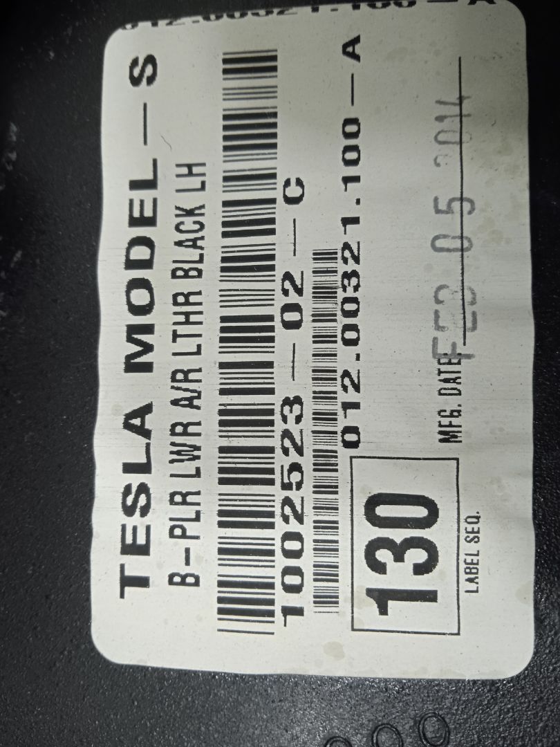 MOLDURA INTERIOR TESLA MODEL S Basis