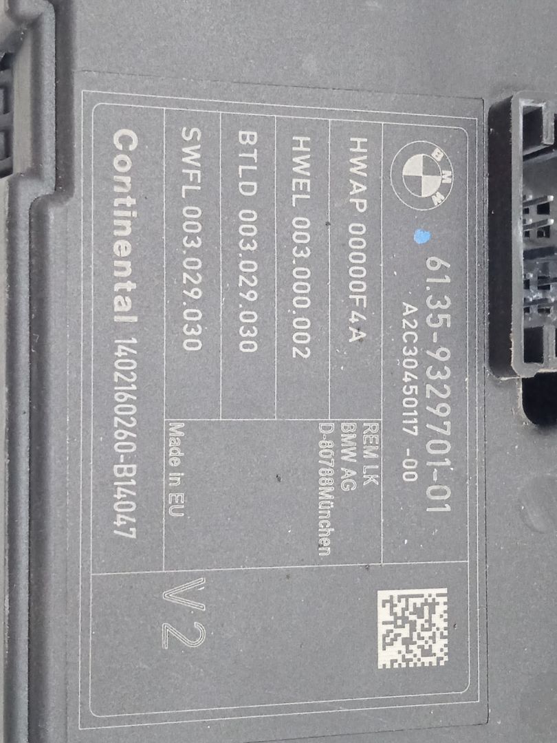MODULO CONFORT BMW SERIE 3 GRAN TURISMO (F34) 318d   |   03.13 - 12.15