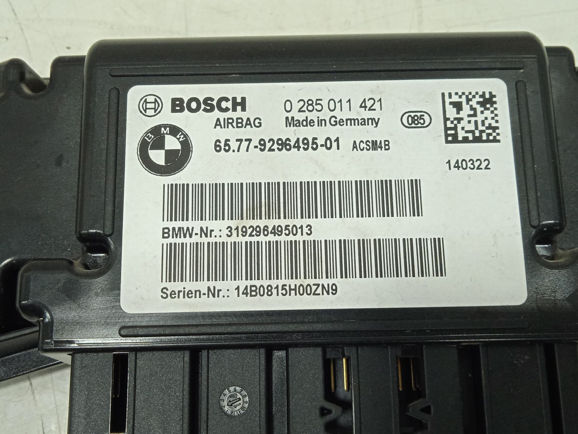 CENTRALITA AIRBAG BMW SERIE 3 GRAN TURISMO (F34) 318d   |   03.13 - 12.15