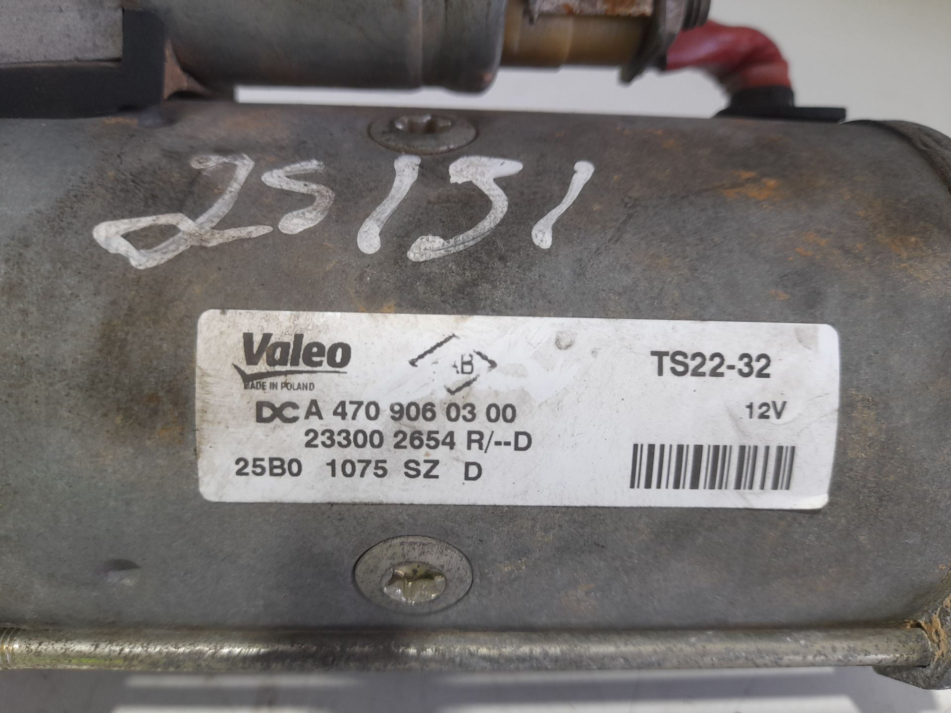 MOTOR ARRANQUE RENAULT MASTER 3T5 VAN 3T5 VAN STD FWD 130E6