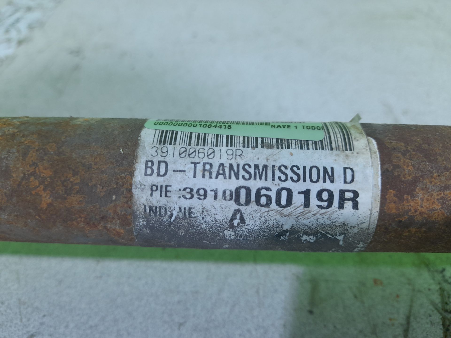 TRANSMISION DELANTERA DERECHA RENAULT MASTER 3T5 VAN 3T5 VAN STD FWD 130E6