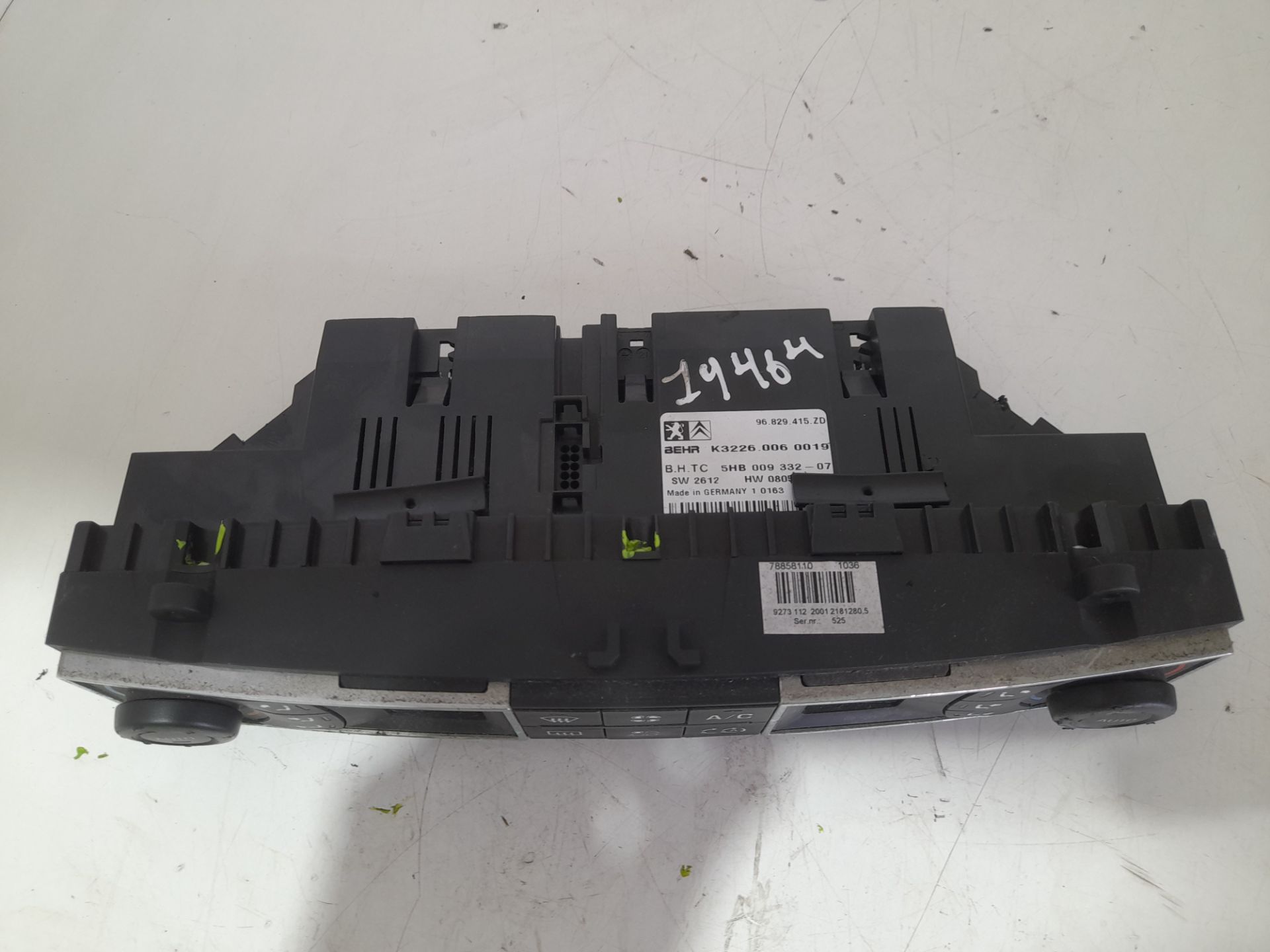 MANDO CLIMATIZADOR CITROEN C5 BERLINA 2.0 HPi Exclusive   |   03.01 - 12.03