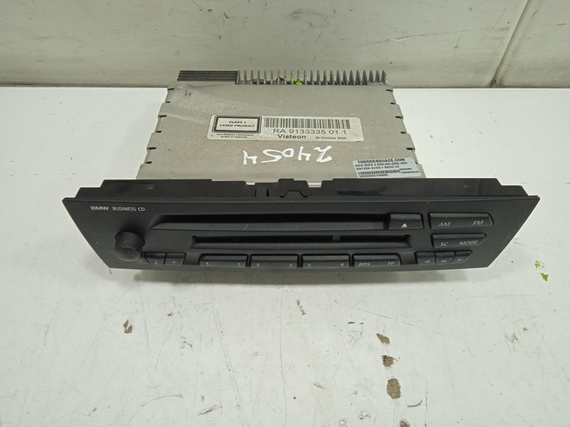 SISTEMA AUDIO / RADIO CD BMW SERIE 3 BERLINA (E90) 320d