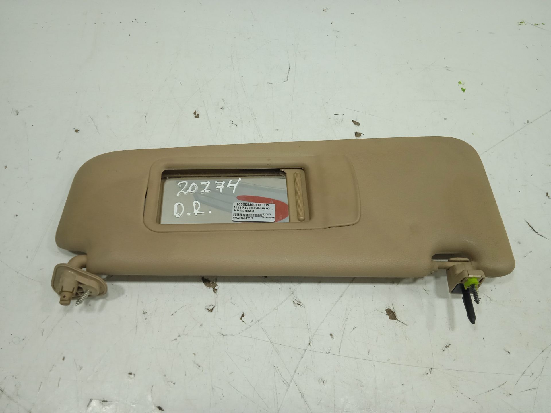 PARASOL DERECHO BMW SERIE 3 TOURING (E91) 320i   |   09.05 - 12.07