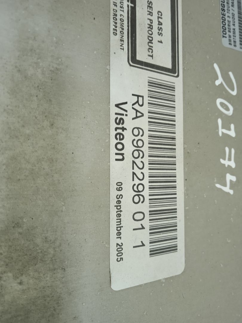 SISTEMA AUDIO / RADIO CD BMW SERIE 3 TOURING (E91) 320i   |   09.05 - 12.07