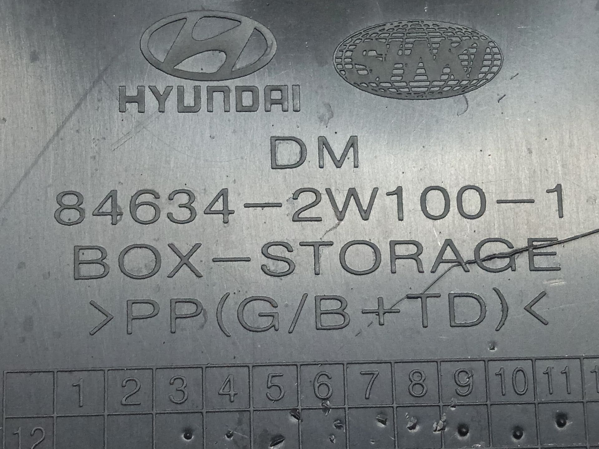 APOYABRAZOS CENTRAL HYUNDAI SANTA FE (DM) Style 4WD