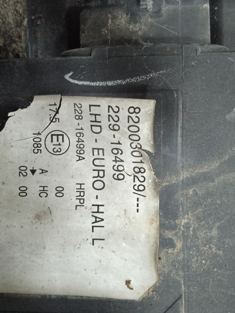 FARO IZQUIERDO RENAULT MODUS Confort Dynamique