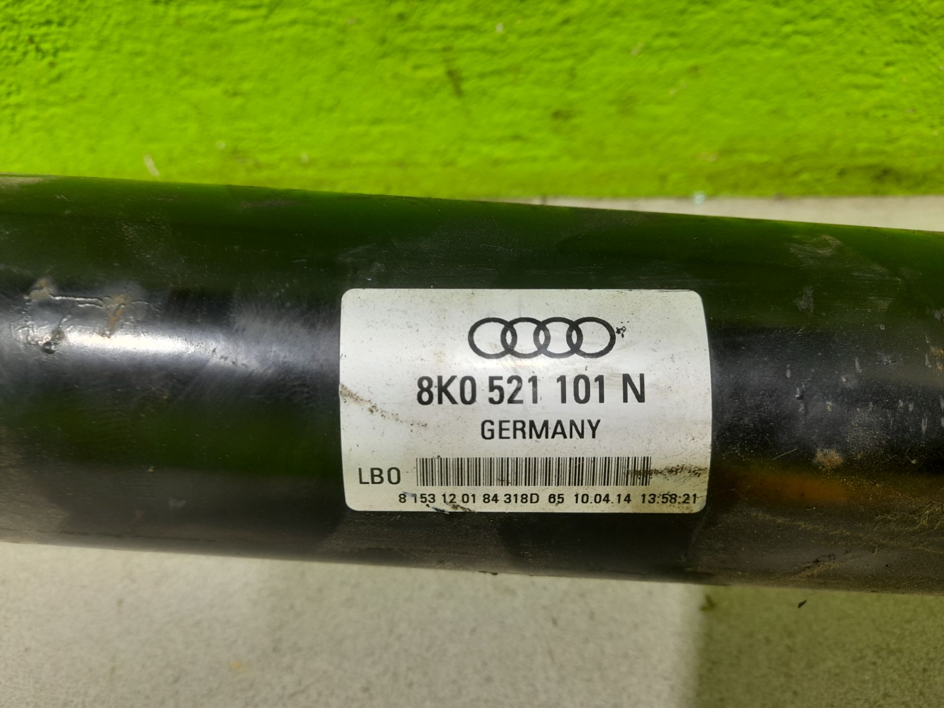 CARDAN TRASERO AUDI A4 AVANT (8K5) (2008) Básico Quattro   |   01.12 - 12.15