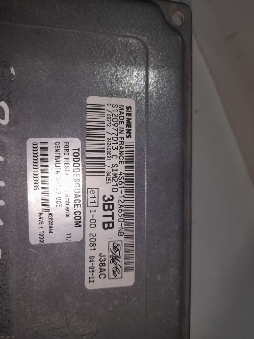 CENTRALITA MOTOR UCE FORD FIESTA (CBK) Ambiente