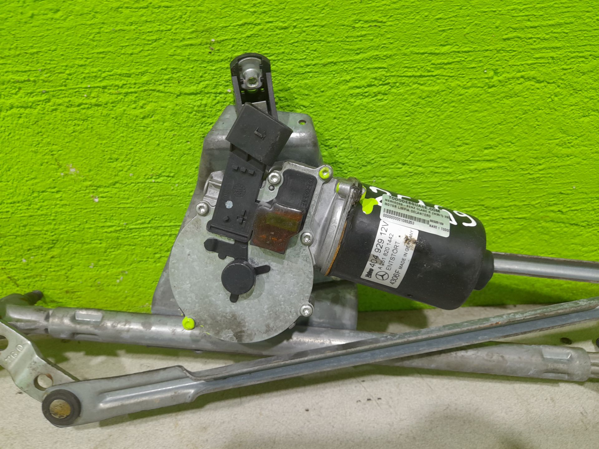 MOTOR LIMPIA DELANTERO MERCEDES-BENZ CLASE R (W251) 320 CDI (251.022)