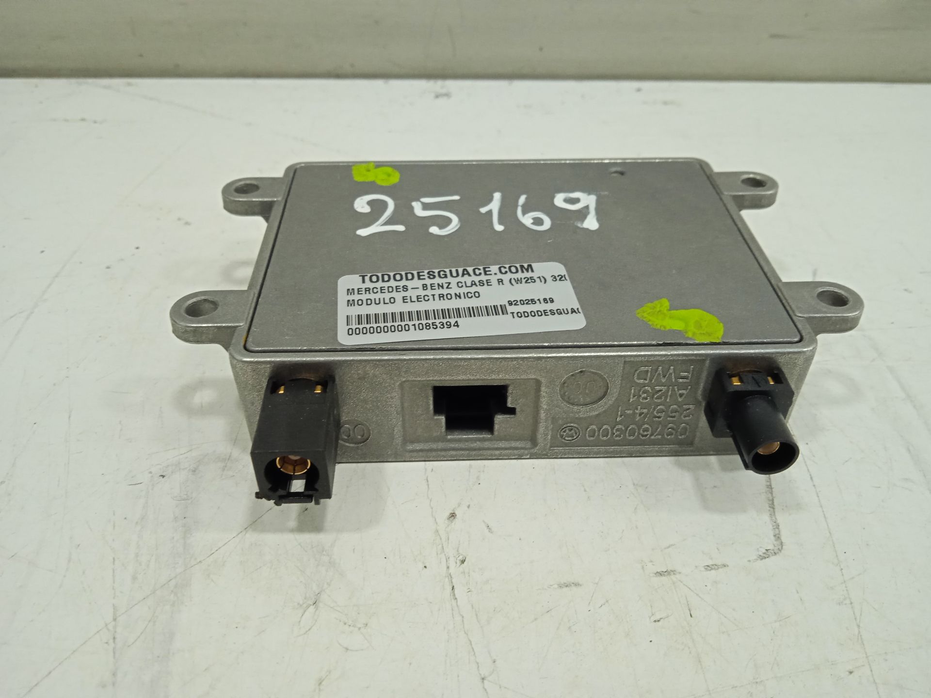 MODULO ELECTRONICO MERCEDES-BENZ CLASE R (W251) 320 CDI (251.022)