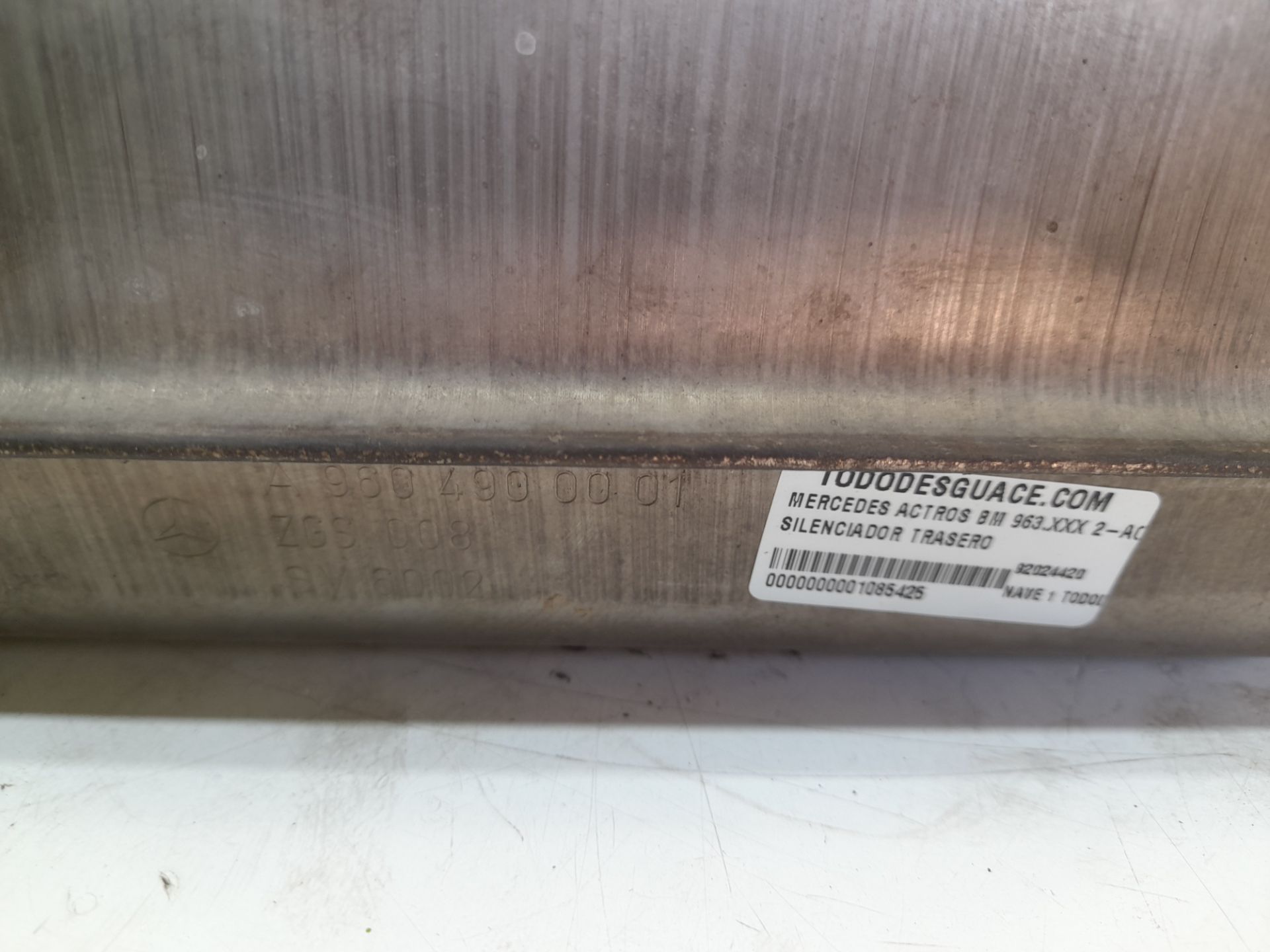 SILENCIADOR TRASERO MERCEDES-BENZ ACTROS BM 963.XXX 2-ACHSER 18XX 4x2 Sattelzugmaschine L BigSpace