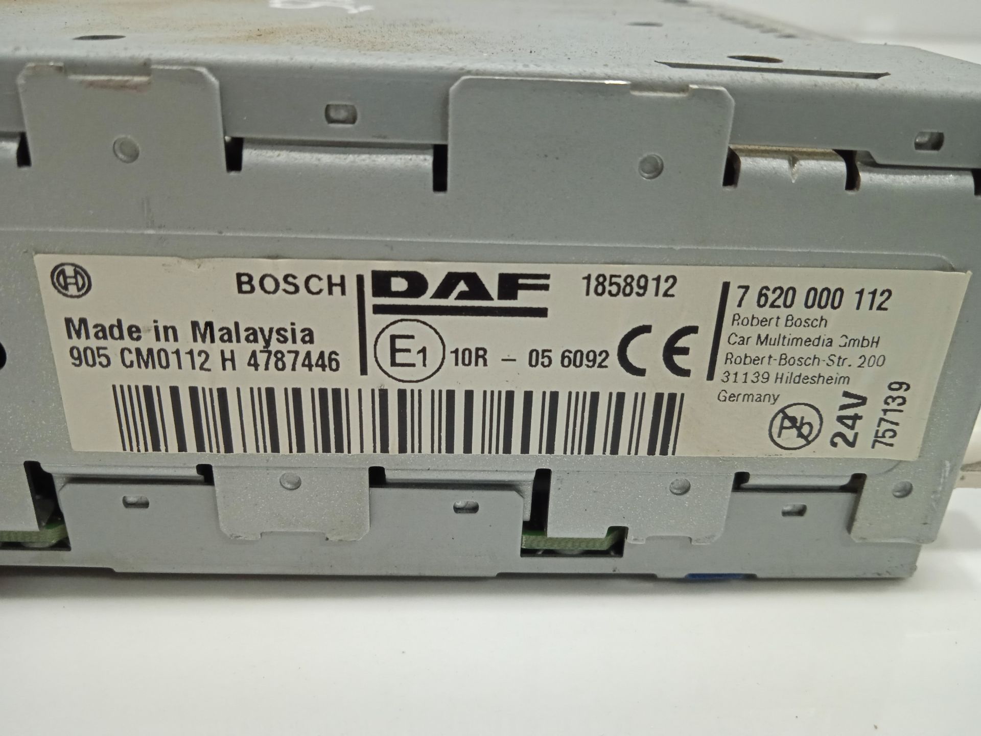 SISTEMA AUDIO / RADIO CD DAF SERIE XF EURO 6 4x2 Fahrgestell Comfort Cab