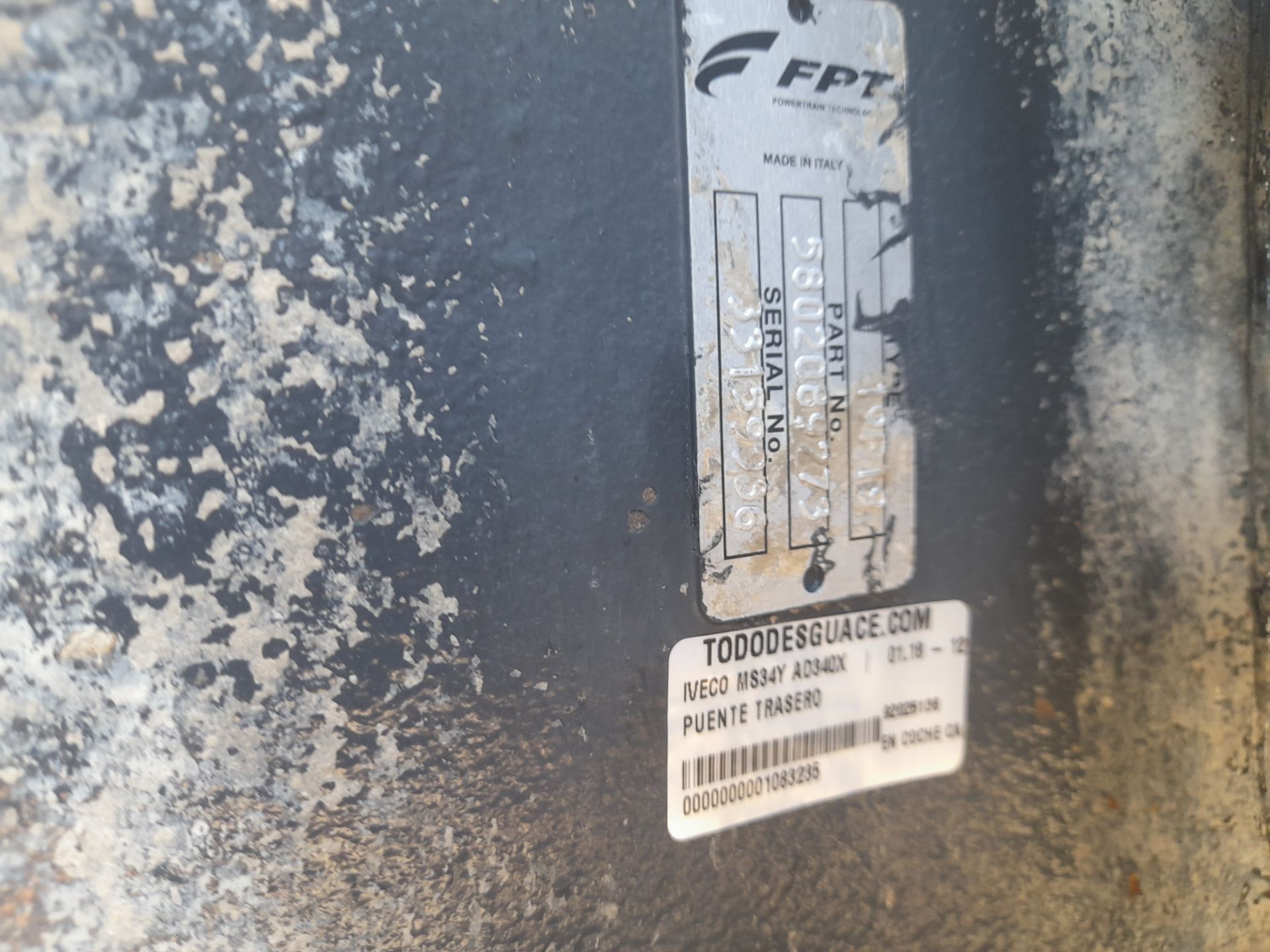 PUENTE TRASERO IVECO MS34Y AD340X
