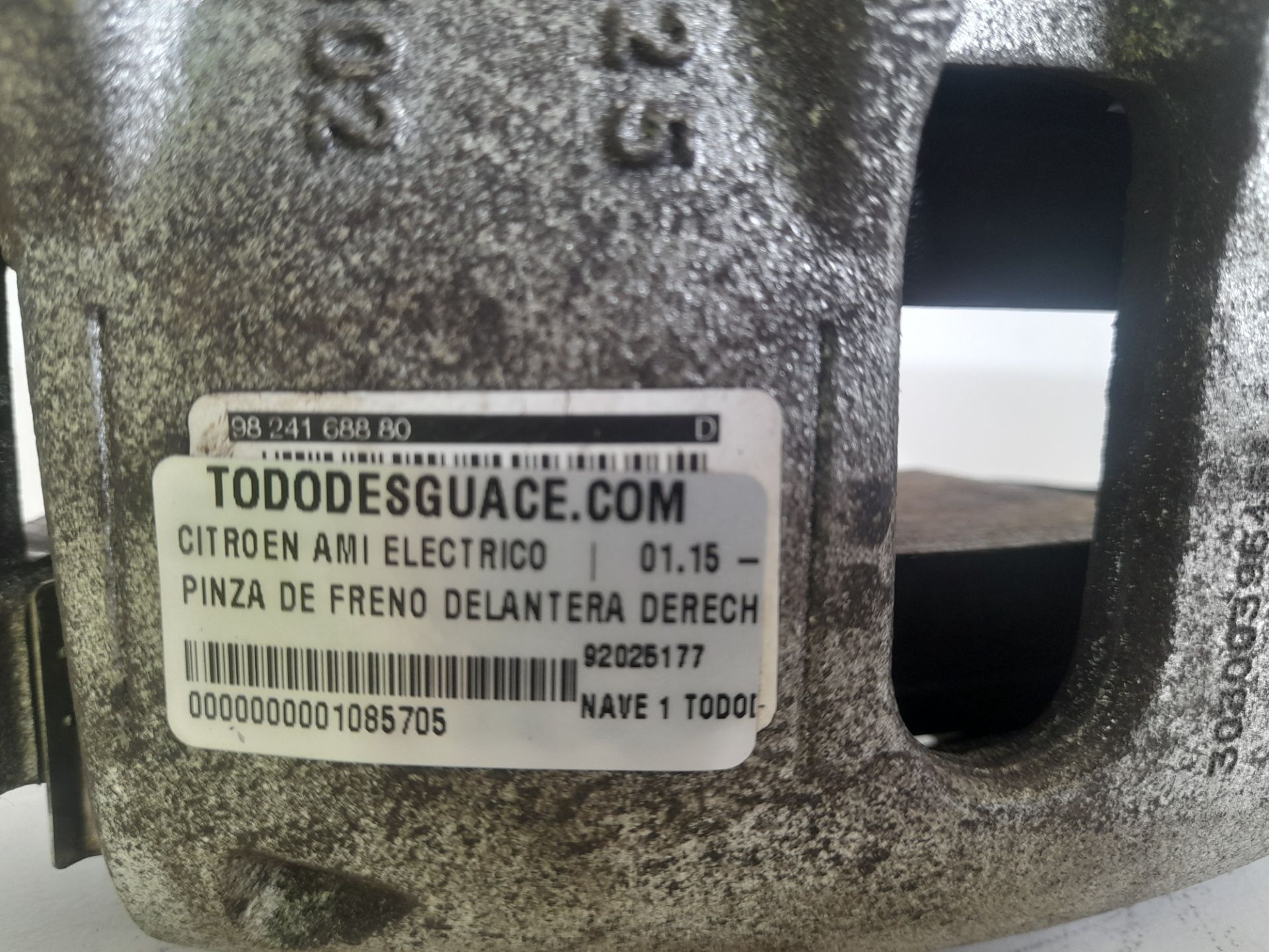 PINZA DE FRENO DELANTERA DERECHA CITROEN AMI ELECTRICO