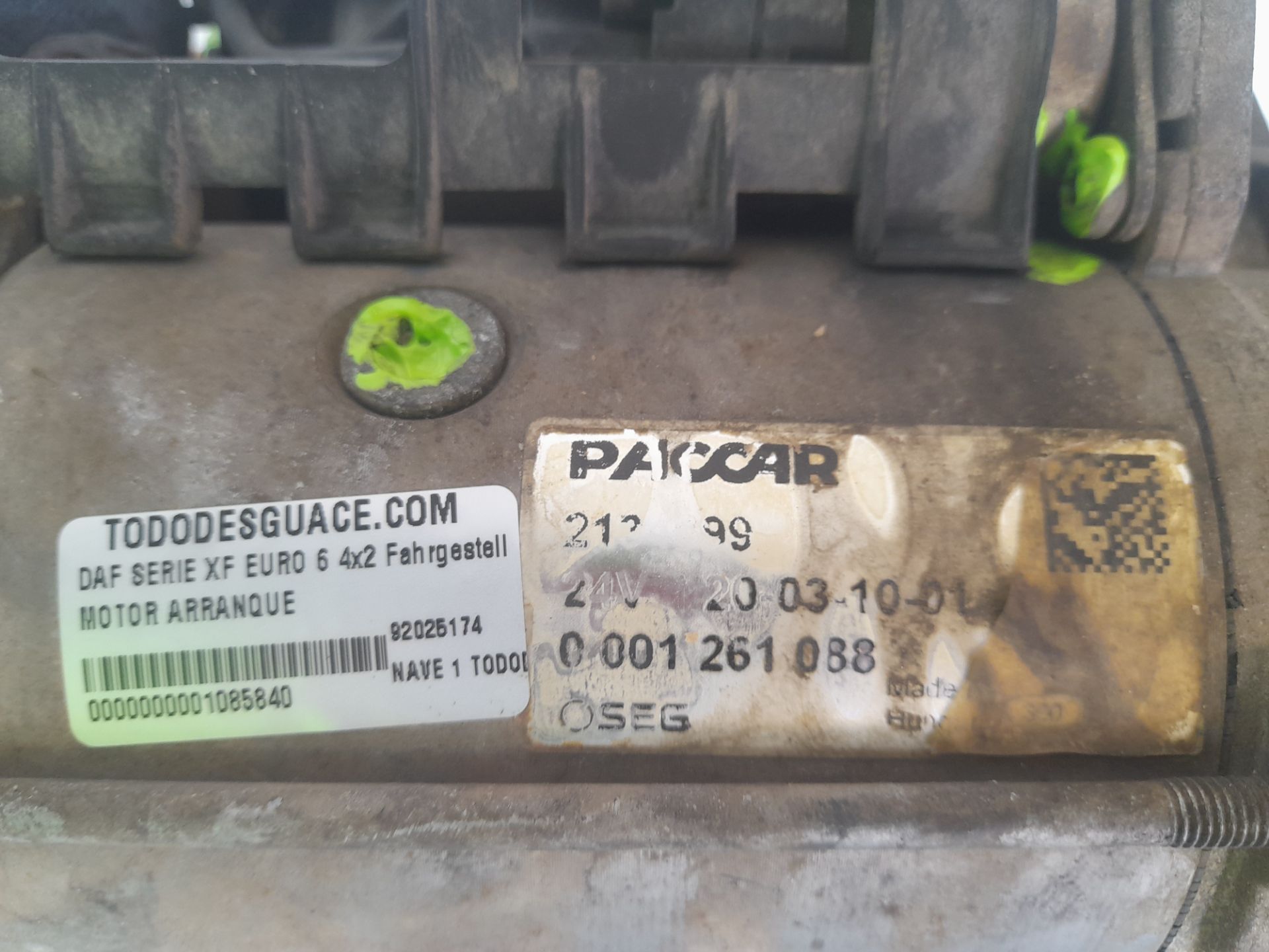 MOTOR ARRANQUE DAF SERIE XF EURO 6 4x2 Fahrgestell Space-Cab