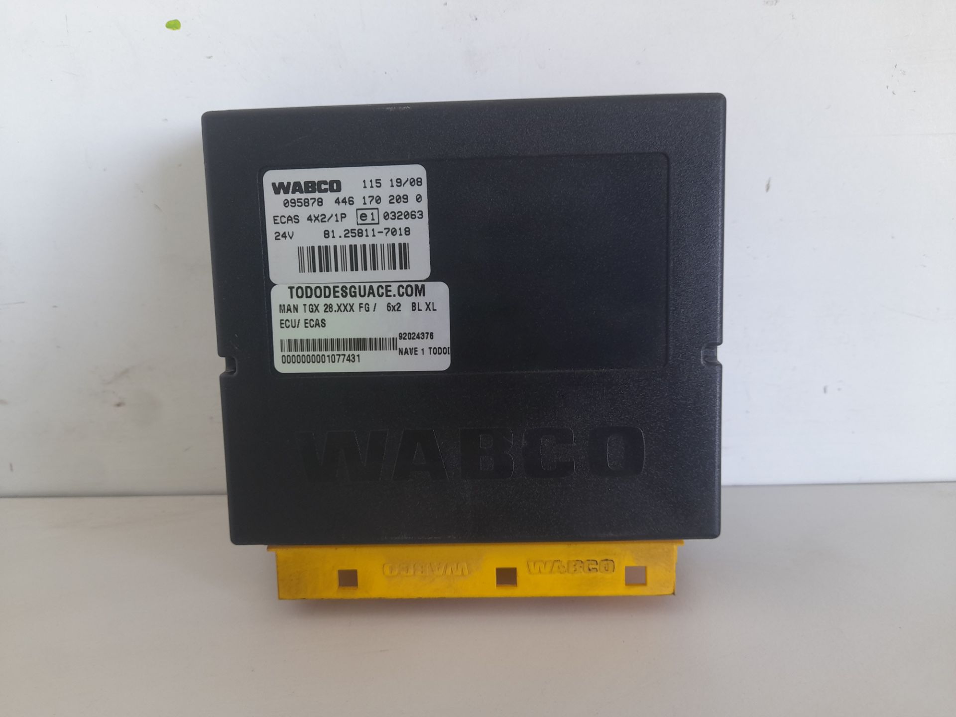ECU/ ECAS MAN TGX 28.XXX FG /   6x2   BL XL