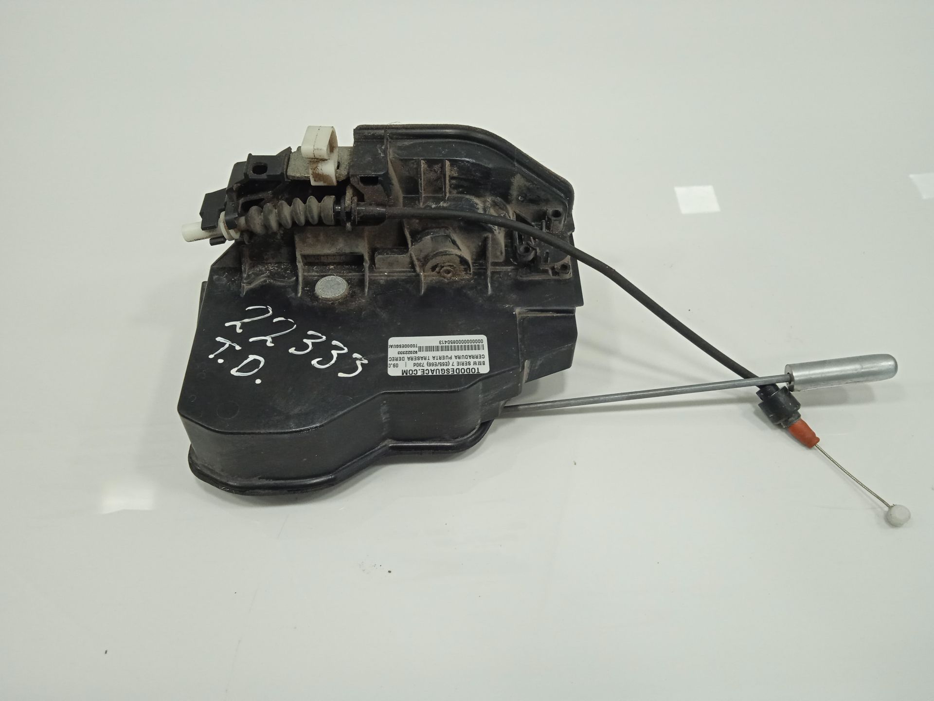 CERRADURA PUERTA TRASERA DERECHA BMW SERIE 7 (E65/E66) 730d   |   09.02 - 12.05