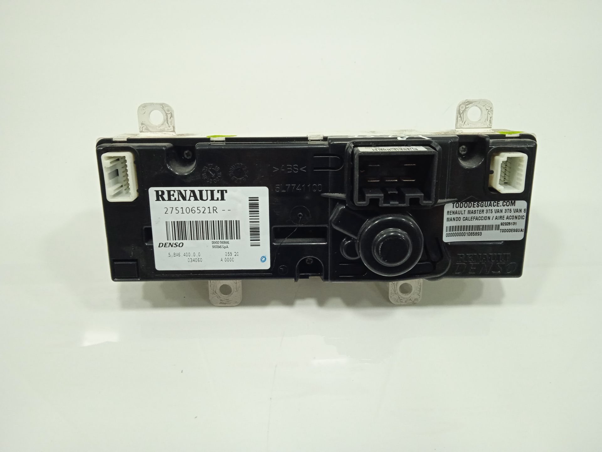 MANDO CALEFACCION / AIRE ACONDICIONADO RENAULT MASTER 3T5 VAN 3T5 VAN STD FWD 130E6