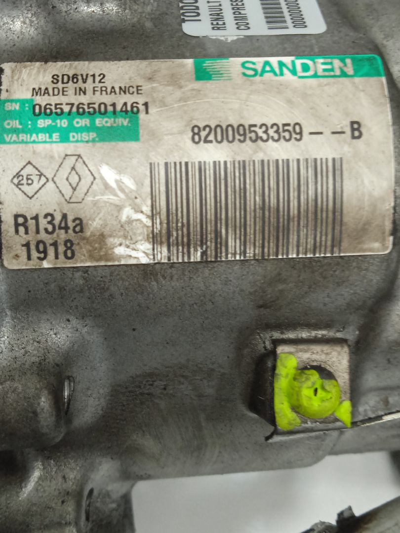 COMPRESOR AIRE ACONDICIONADO RENAULT KANGOO (F/KC0) Express Confort