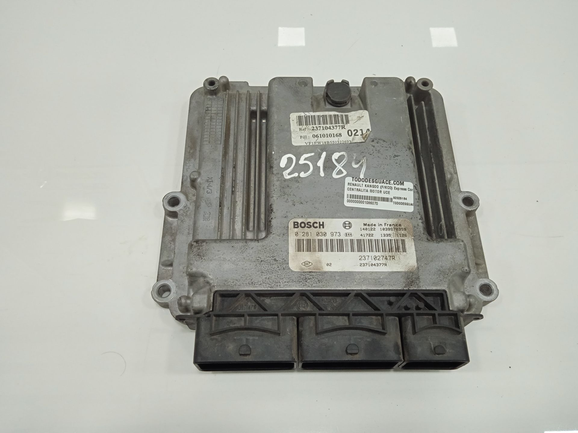 CENTRALITA MOTOR UCE RENAULT KANGOO (F/KC0) Express Confort