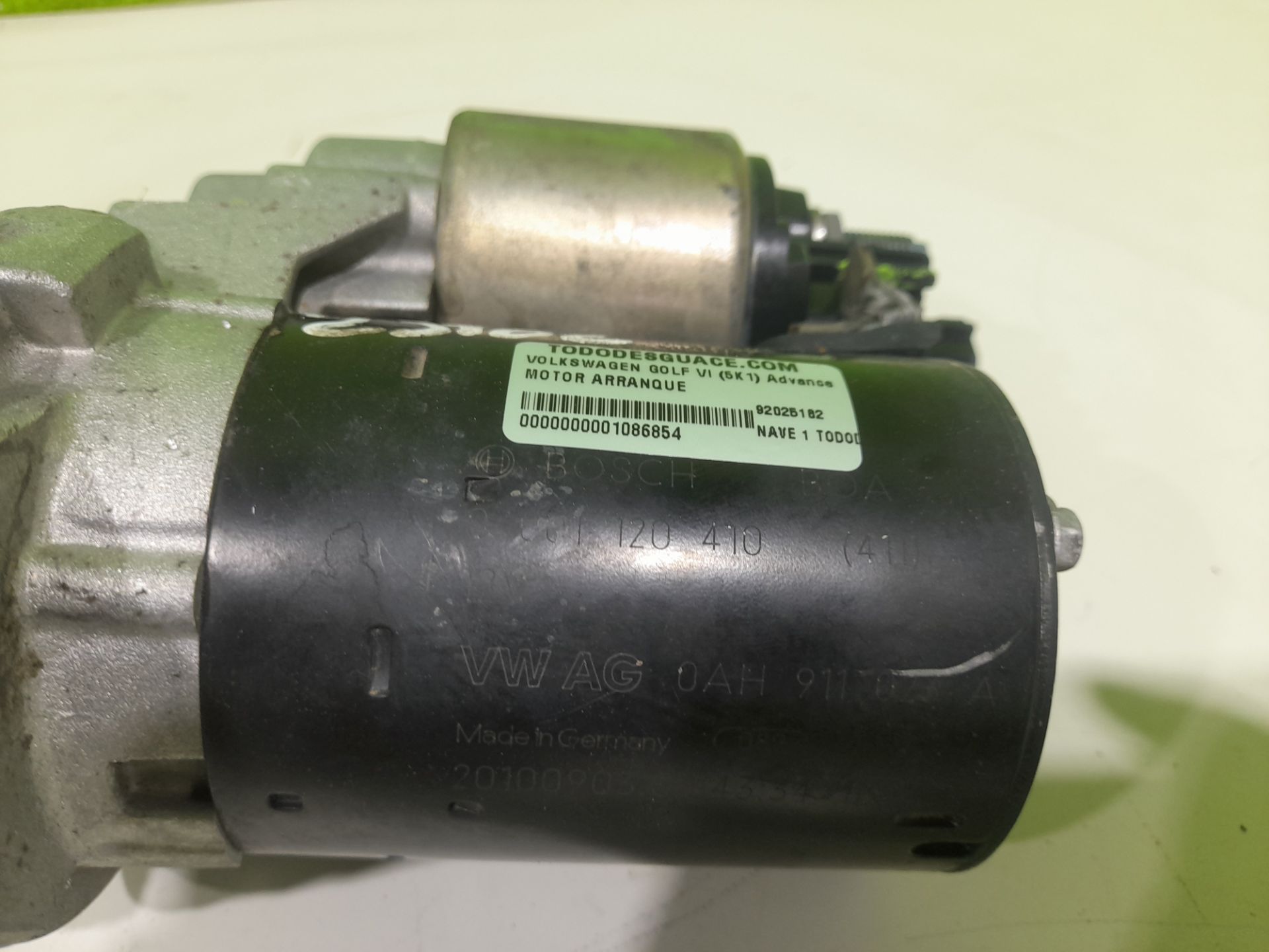 MOTOR ARRANQUE VOLKSWAGEN GOLF VI (5K1) Advance