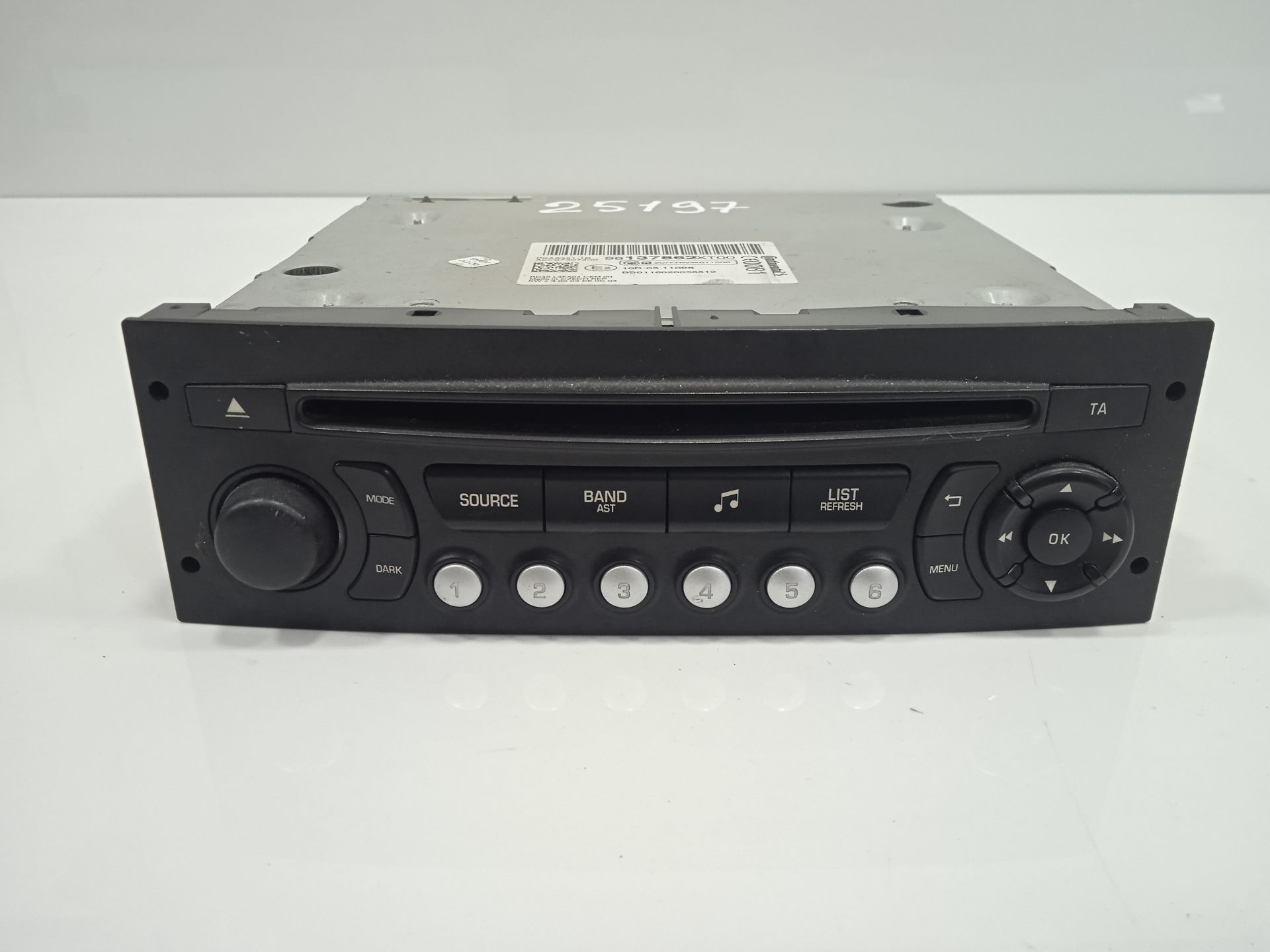 SISTEMA AUDIO / RADIO CD CITROEN BERLINGO CUADRO L1