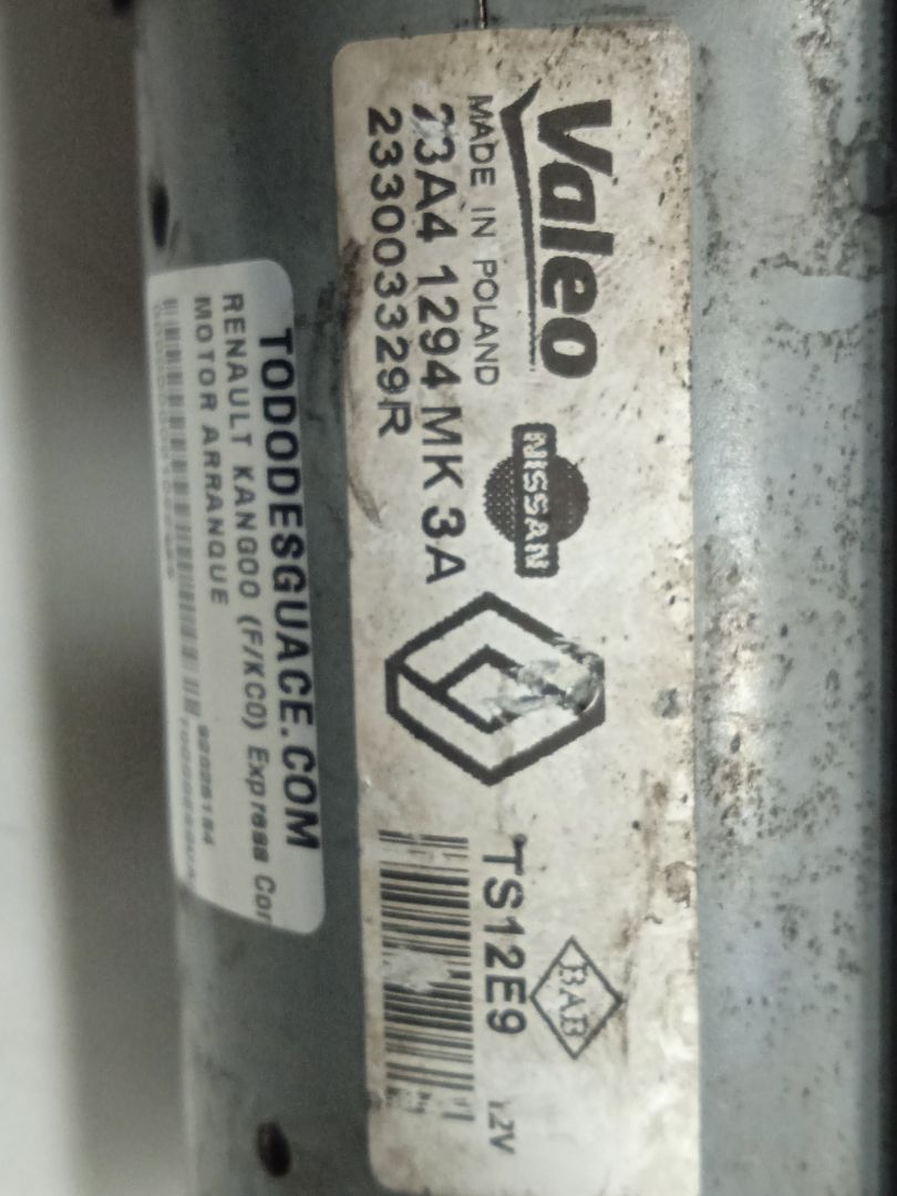 MOTOR ARRANQUE RENAULT KANGOO (F/KC0) Express Confort