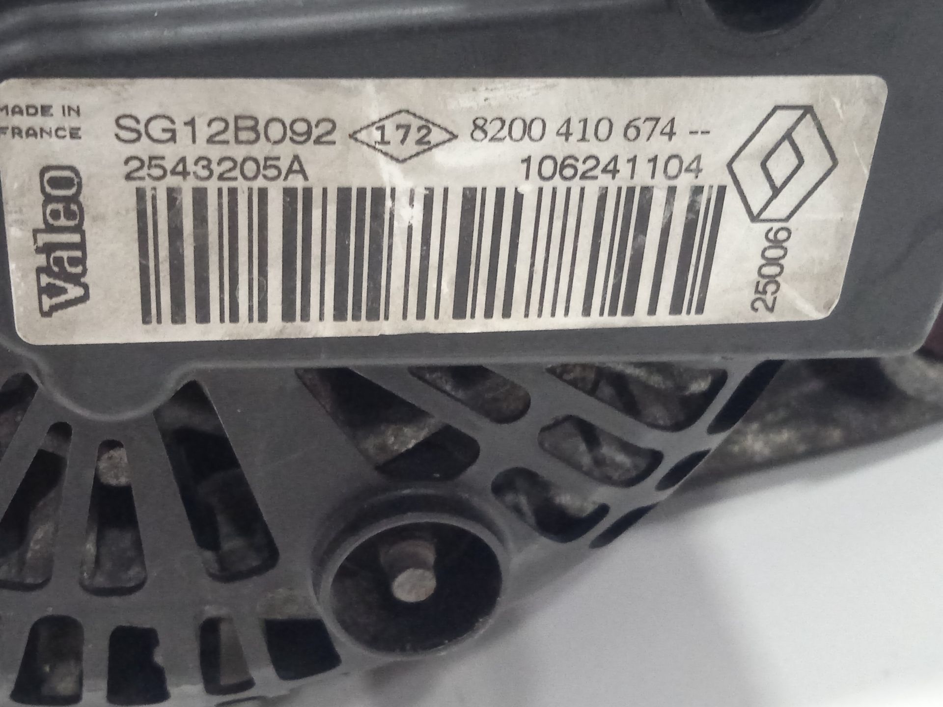ALTERNADOR RENAULT SCENIC II i- Music