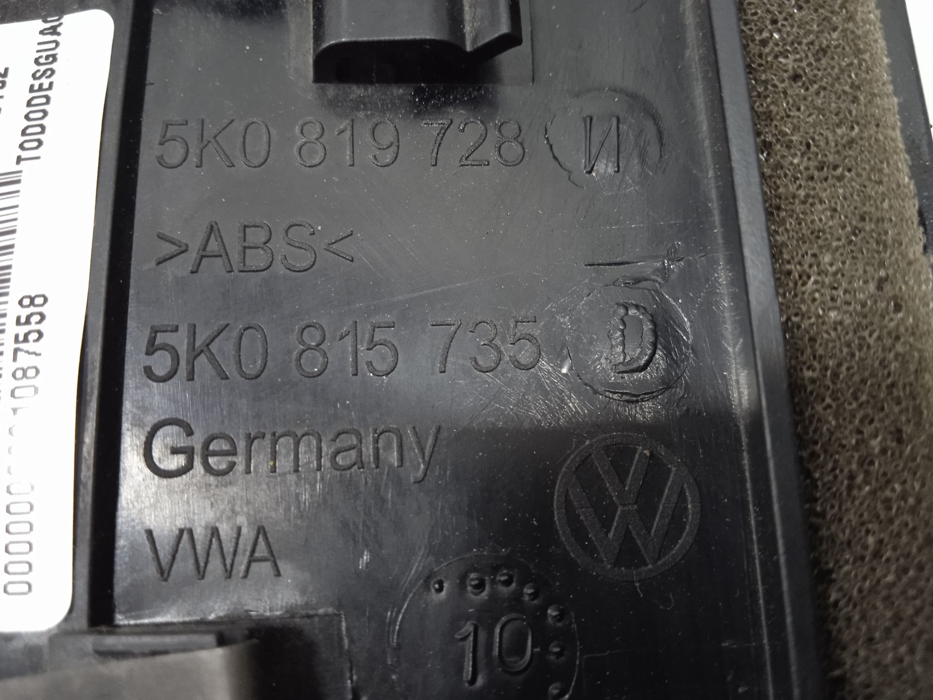 AIREADOR CENTRAL VOLKSWAGEN GOLF VI (5K1) Advance