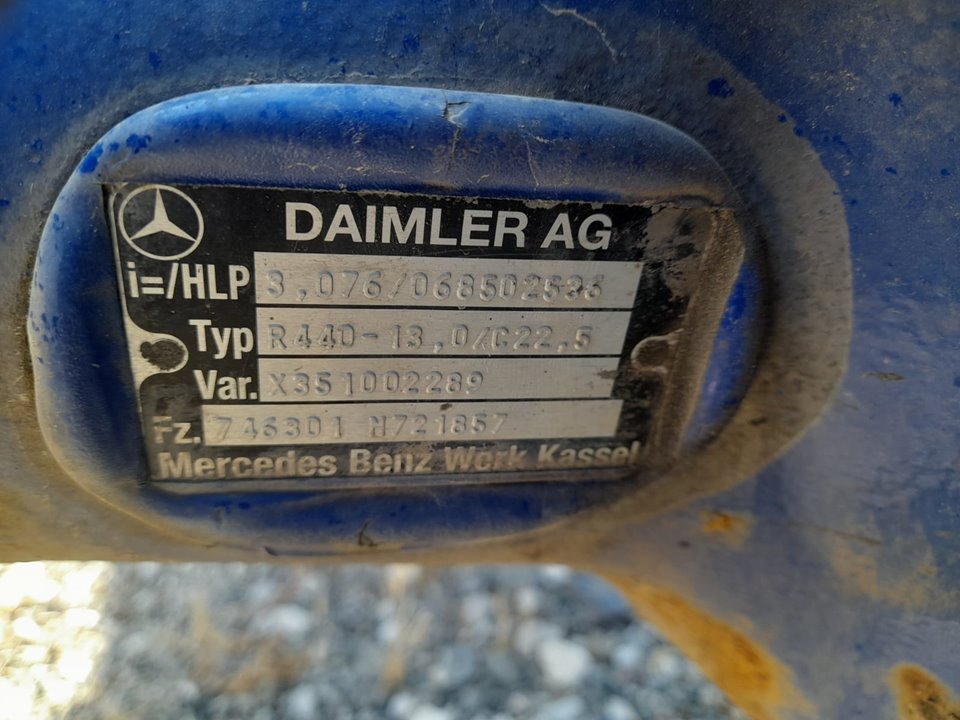 GRUPO TRASERO MERCEDES-BENZ ANTOS BM 963.XXX 2-ACHSER 18XX 4x2 OM470 SZM M ClassicSpace