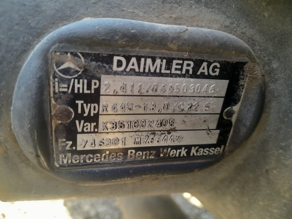 GRUPO TRASERO MERCEDES-BENZ ACTROS BM 963.XXX 2-ACHSER 18XX 4x2 Sattelzugmaschine L BigSpace