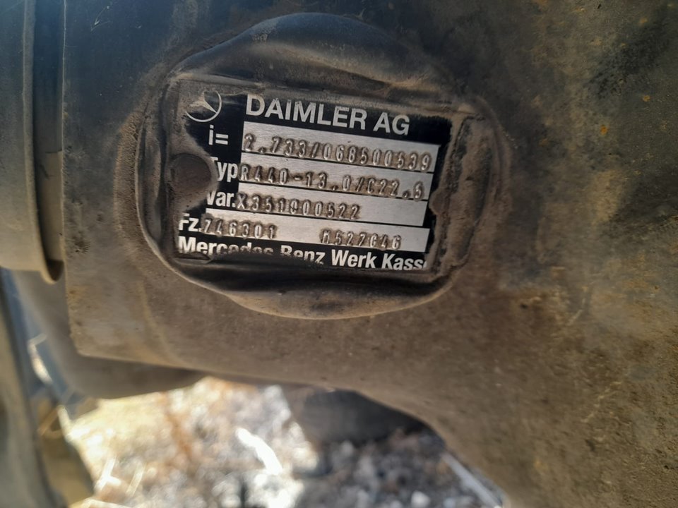 GRUPO TRASERO MERCEDES-BENZ ACTROS BM 963.XXX 2-ACHSER 18XX 4x2 Sattelzugmaschine L BigSpace