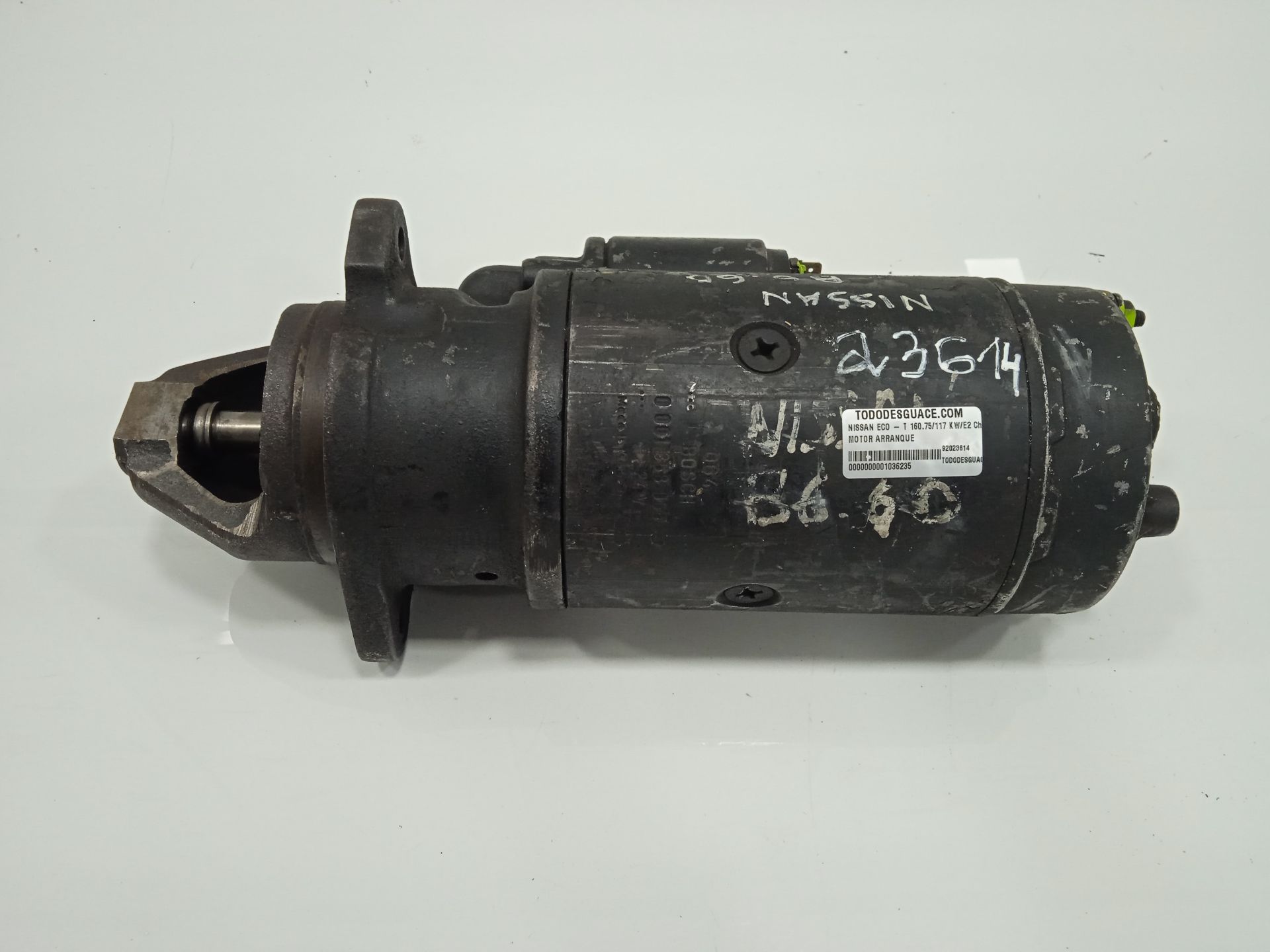 MOTOR ARRANQUE NISSAN ECO - T 160.75/117 KW/E2 Chasis / 3230 / 7.49 Cabina individual