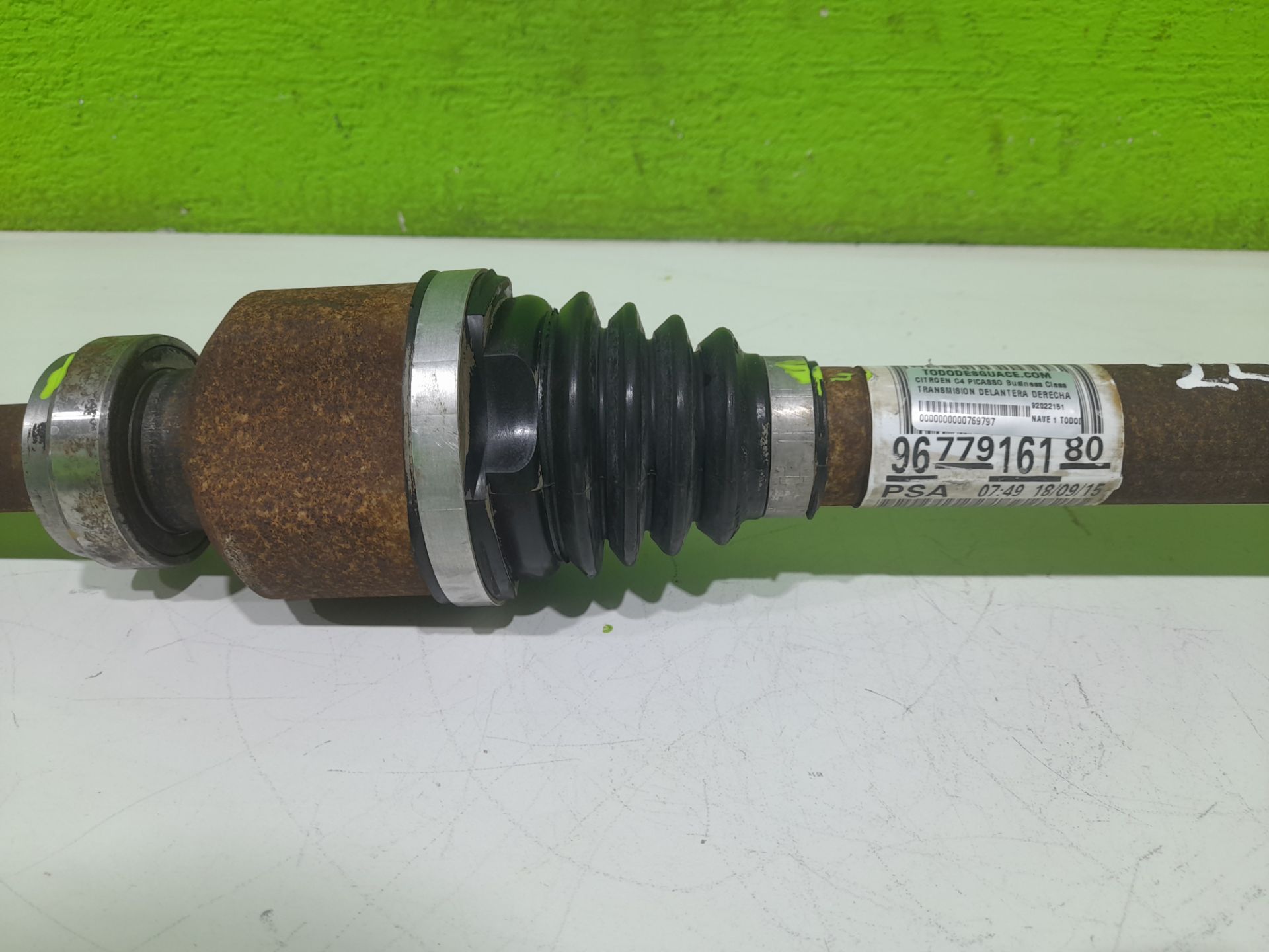 TRANSMISION DELANTERA DERECHA CITROEN C4 PICASSO Business Class   |   02.15 - 12.15