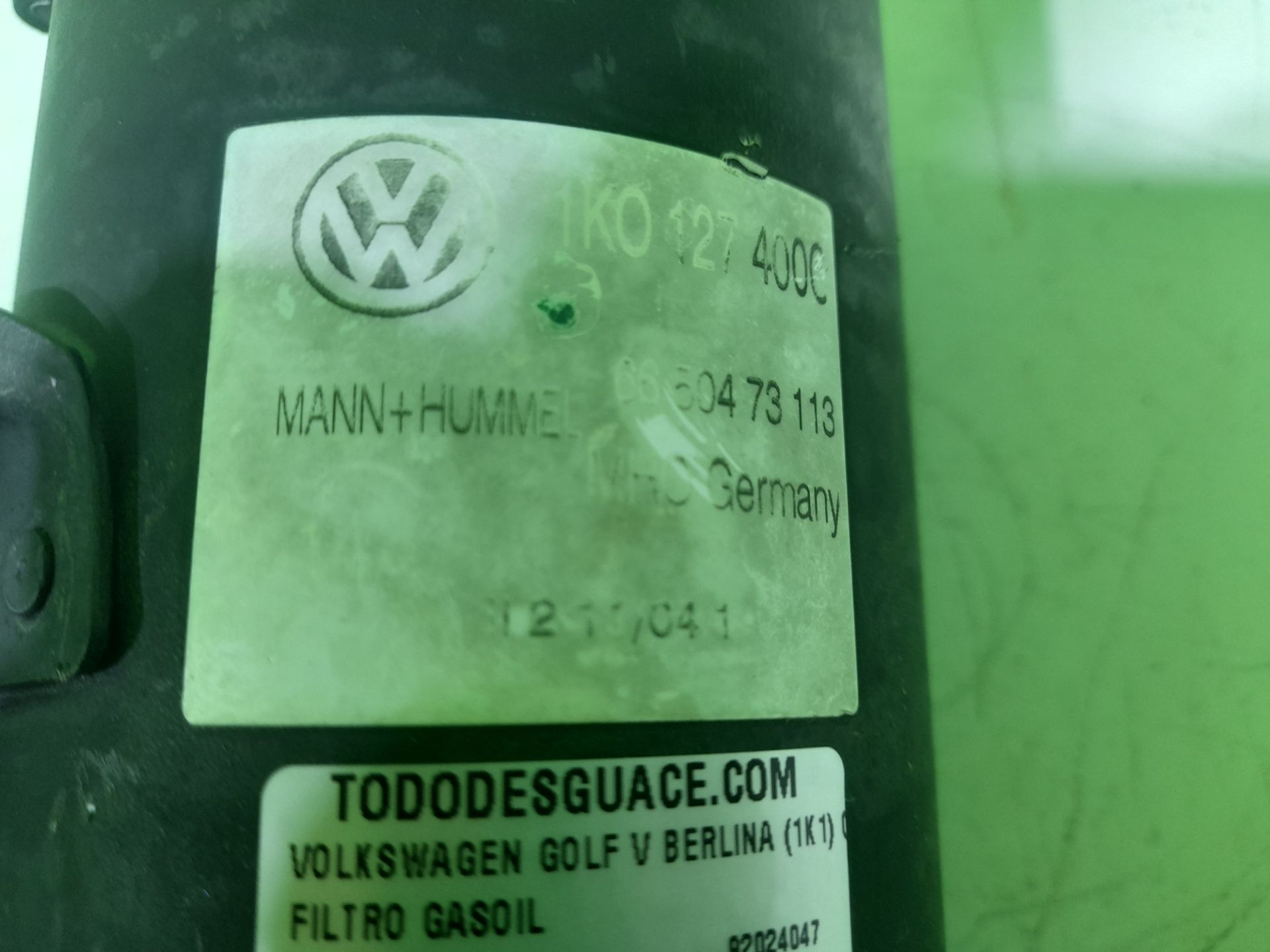FILTRO GASOIL VOLKSWAGEN GOLF V BERLINA (1K1) Conceptline (E)