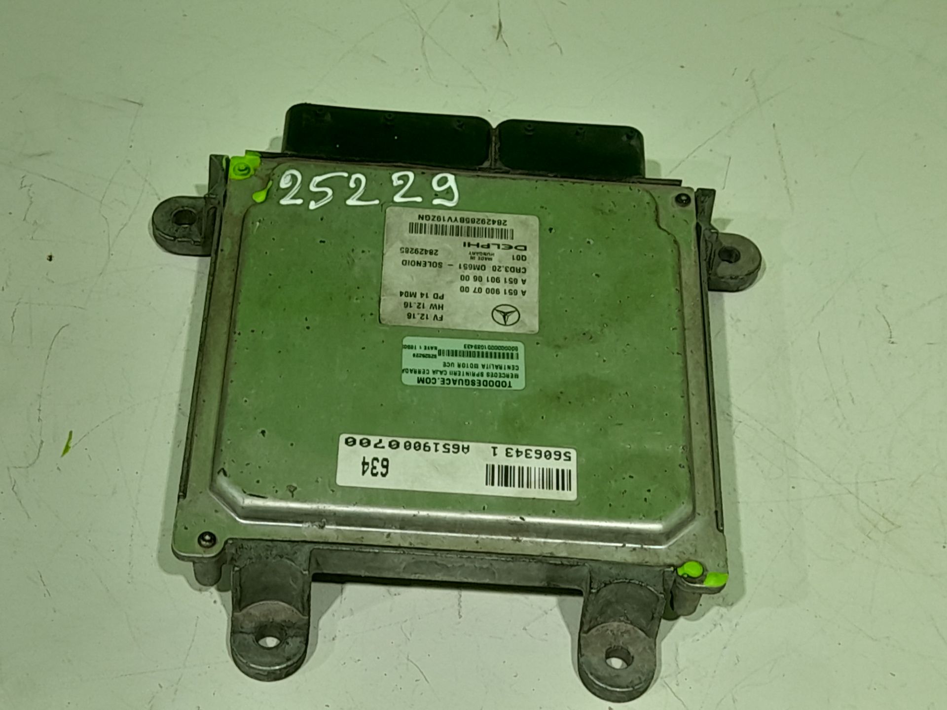 CENTRALITA MOTOR UCE MERCEDES-BENZ SPRINTERII CAJA CERRADA (DESDE 01.06) 210/213/216 CDI (906.611/613)