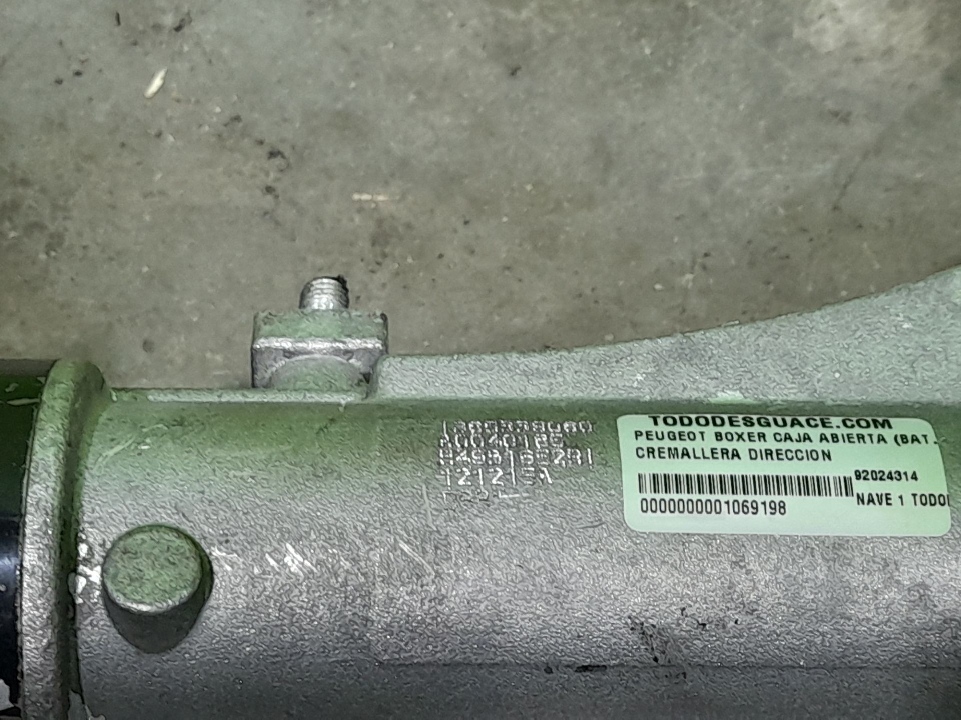 CREMALLERA DIRECCION PEUGEOT BOXER CAJA ABIERTA (BAT. 4035)(333/335)(2007 =>) HDi (333)