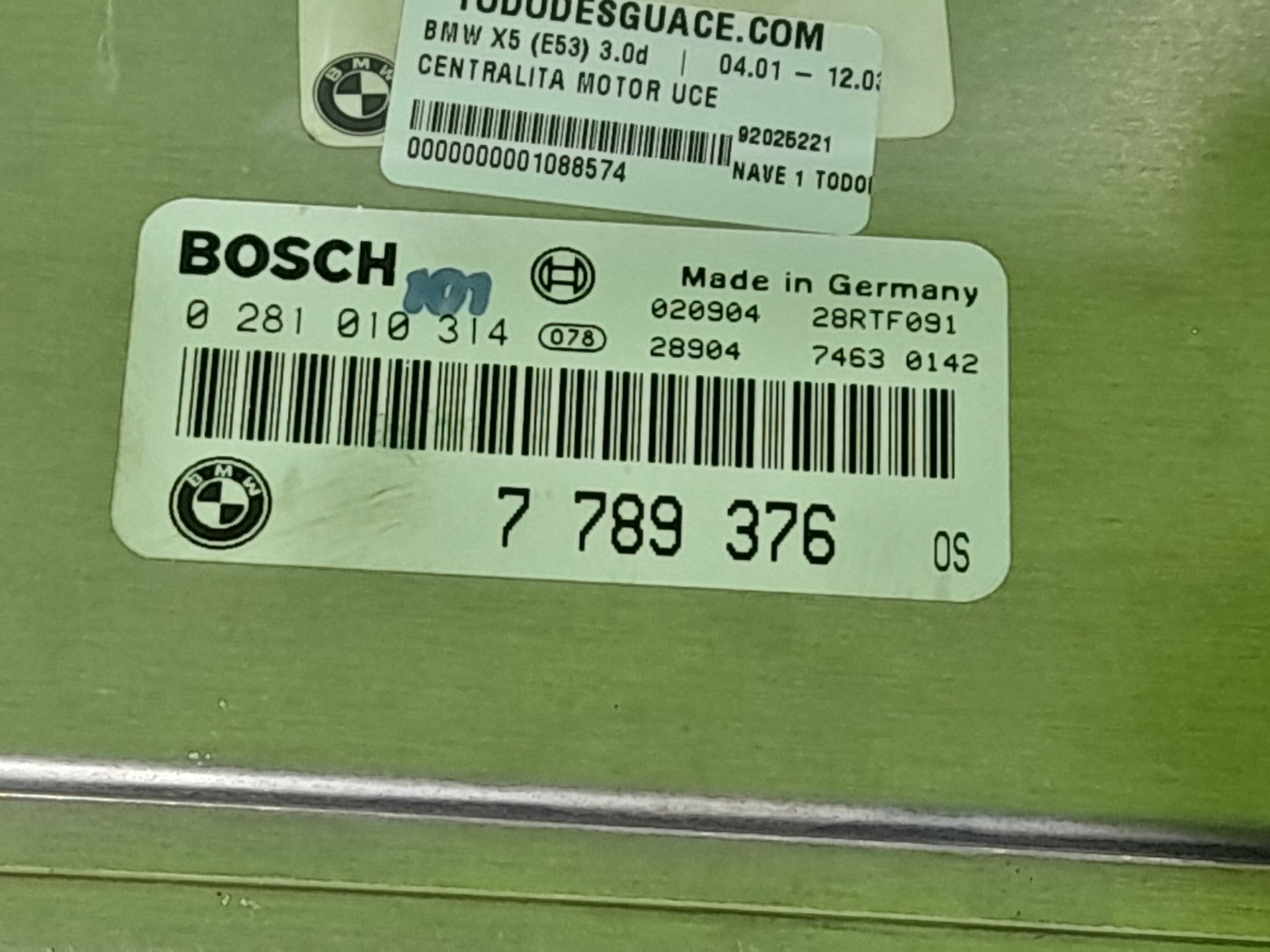 CENTRALITA MOTOR UCE BMW X5 (E53) 3.0d